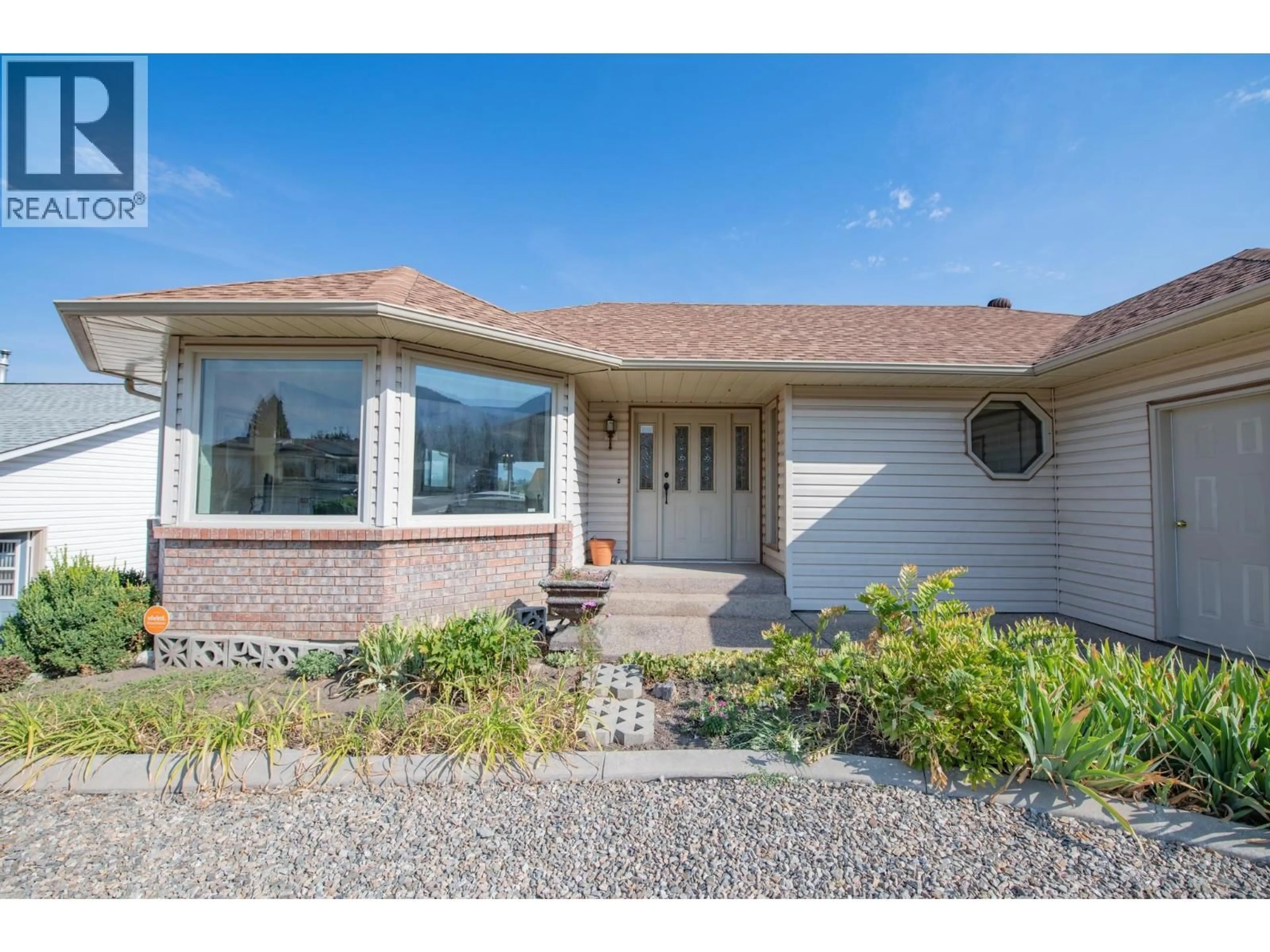 Home with vinyl exterior material, street for 2650 CATHERINE CRESCENT, Armstrong British Columbia V4Y0B4