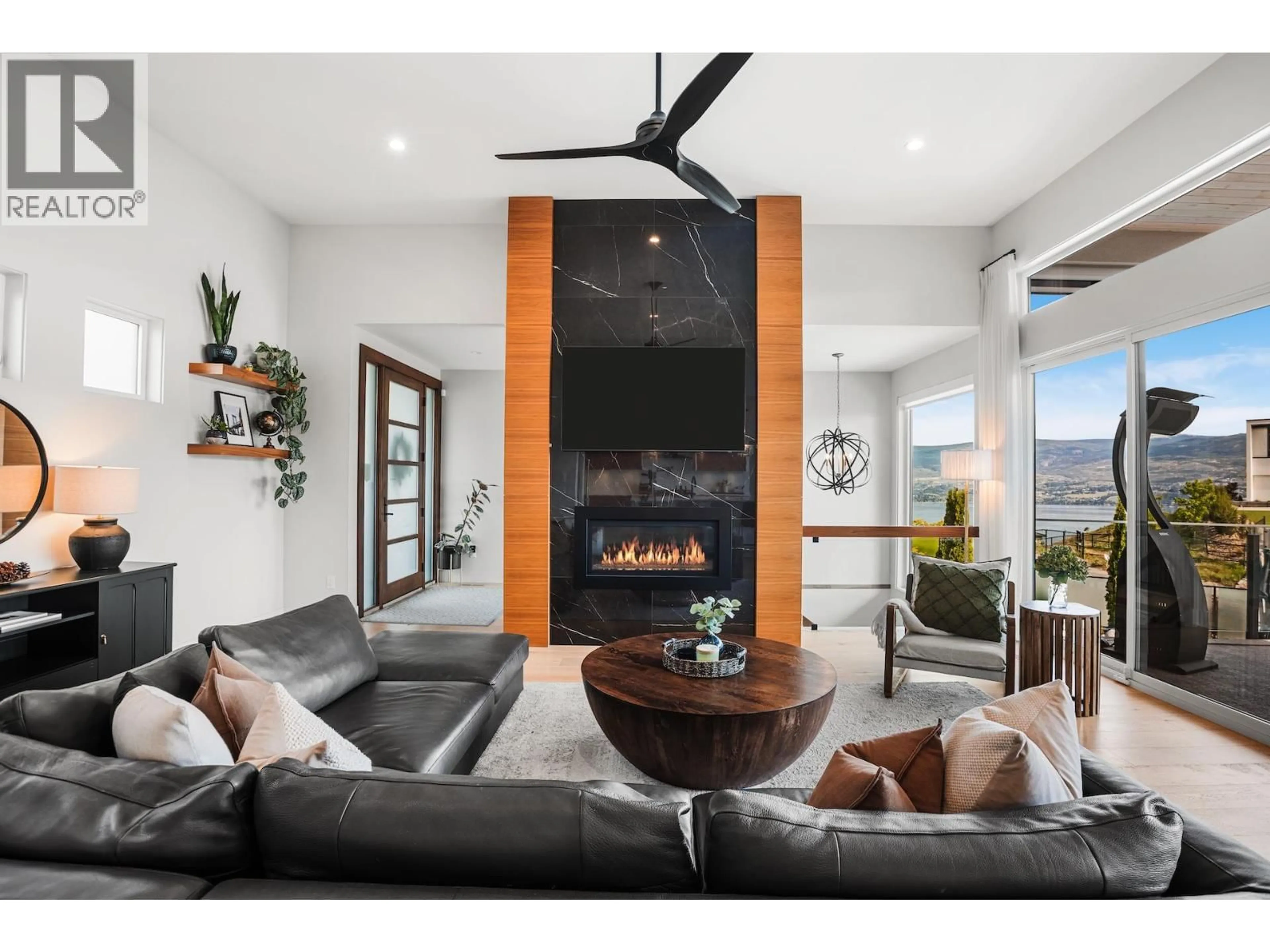 Living room with furniture, ceramic/tile floor for 3276 VINEYARD VIEW DRIVE, West Kelowna British Columbia V4T3M3