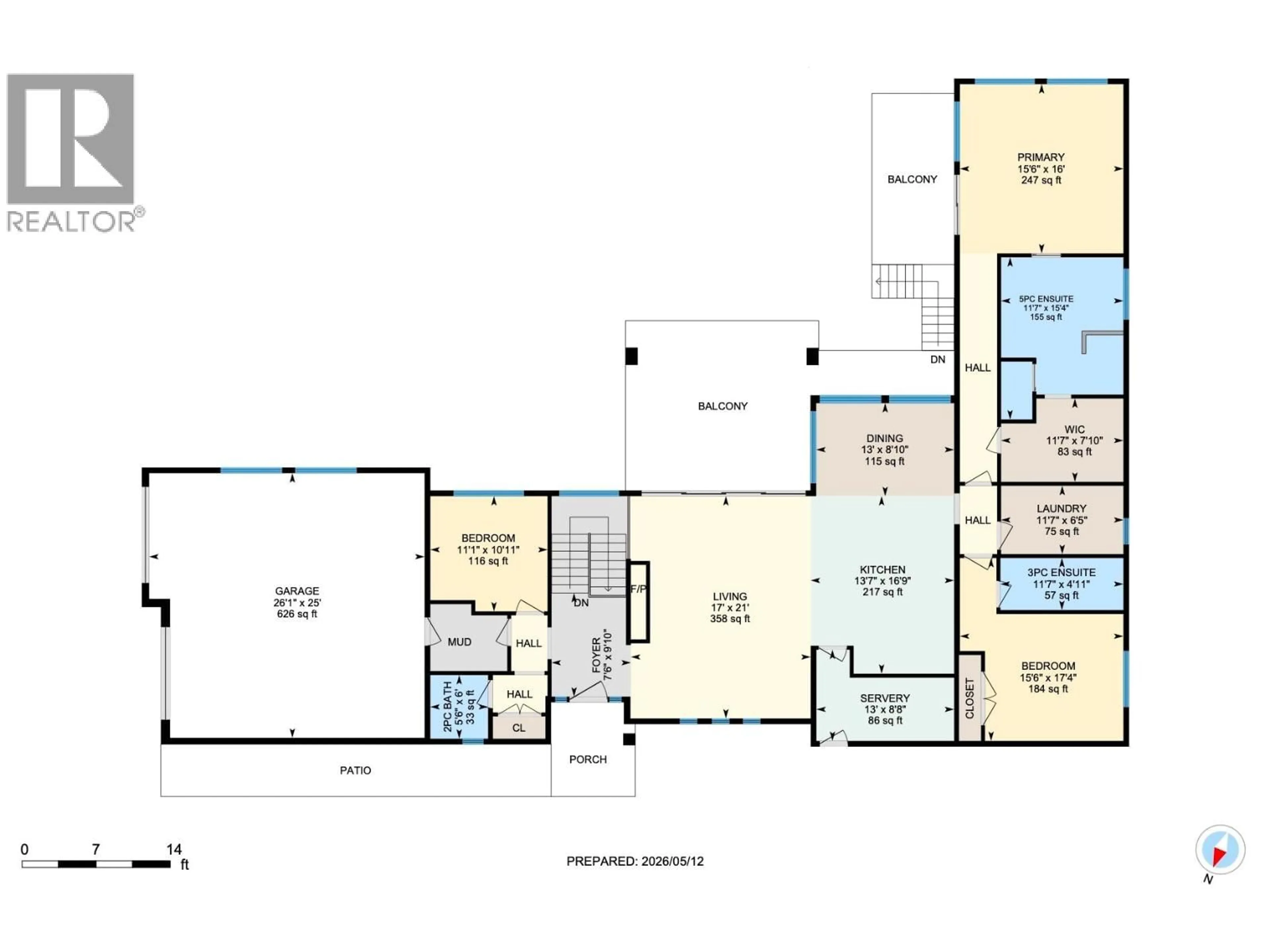 Floor plan for 3276 VINEYARD VIEW DRIVE, West Kelowna British Columbia V4T3M3