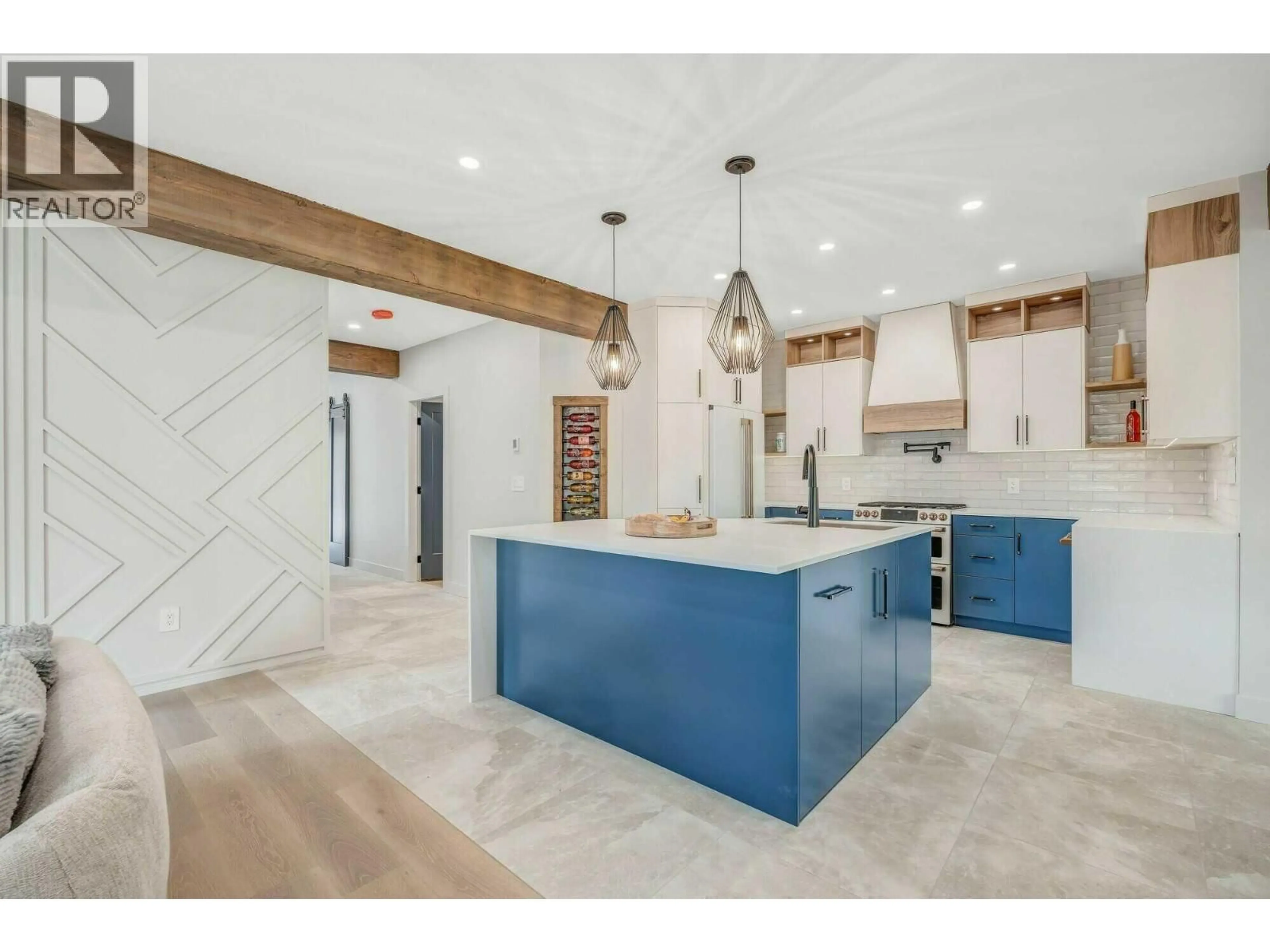 Open concept kitchen, ceramic/tile floor for 6466 SPARTAN STREET, Oliver British Columbia V0H1T0