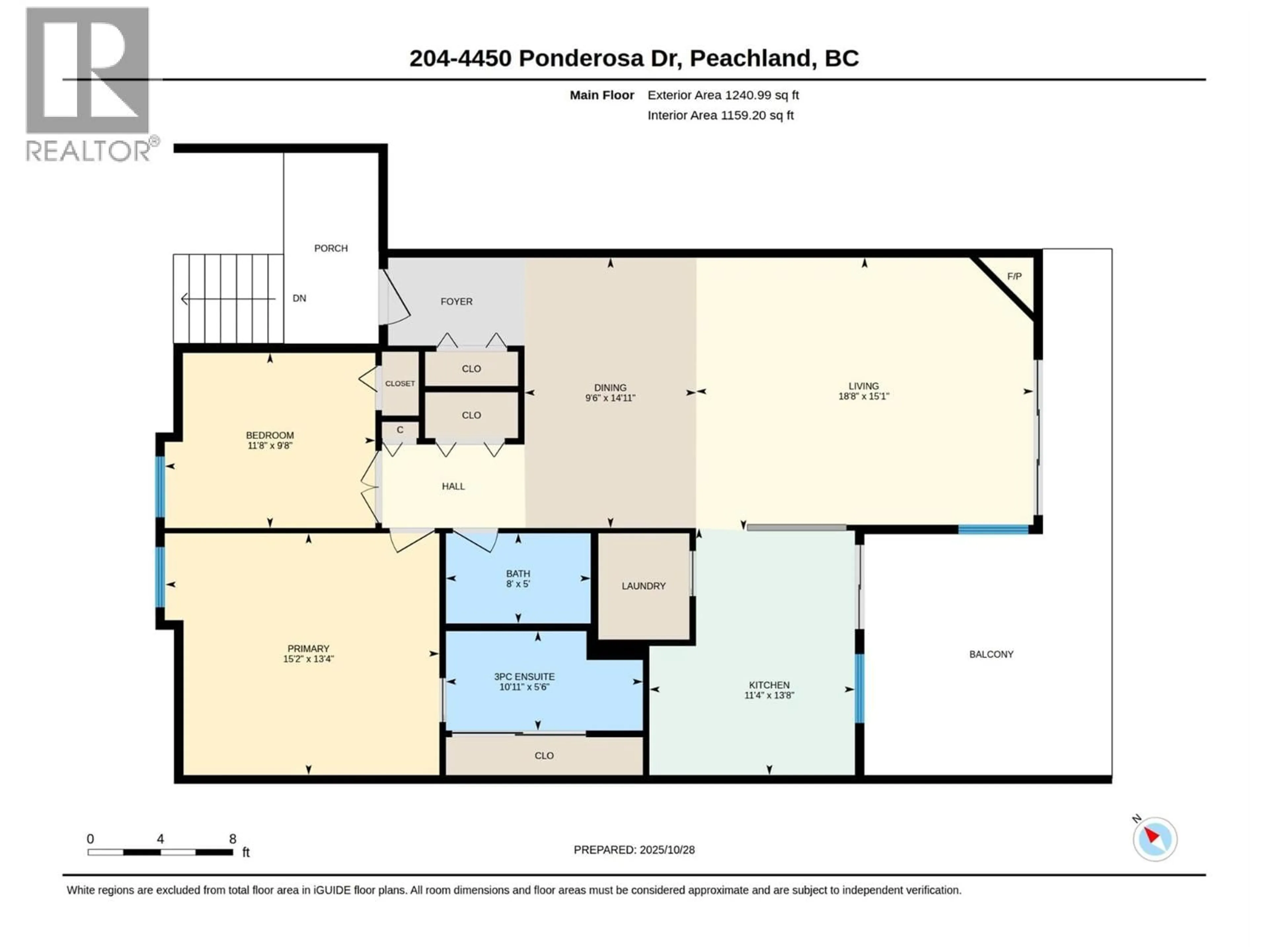 Floor plan for 204 - 4450 PONDEROSA DRIVE, Peachland British Columbia V0H1X5