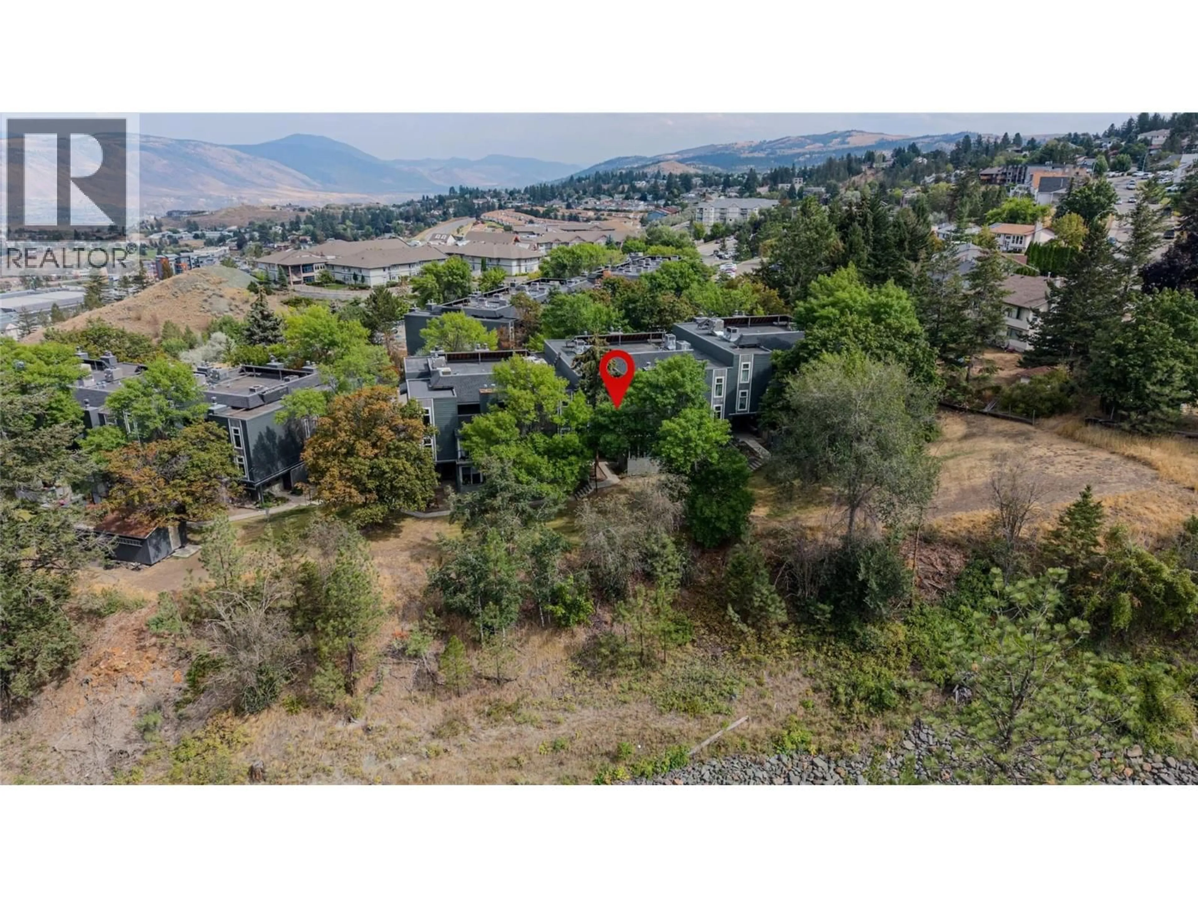 A pic from outside/outdoor area/front of a property/back of a property/a pic from drone, mountain view for 70 - 1221 HUGH ALLAN DRIVE, Kamloops British Columbia V1S1M7