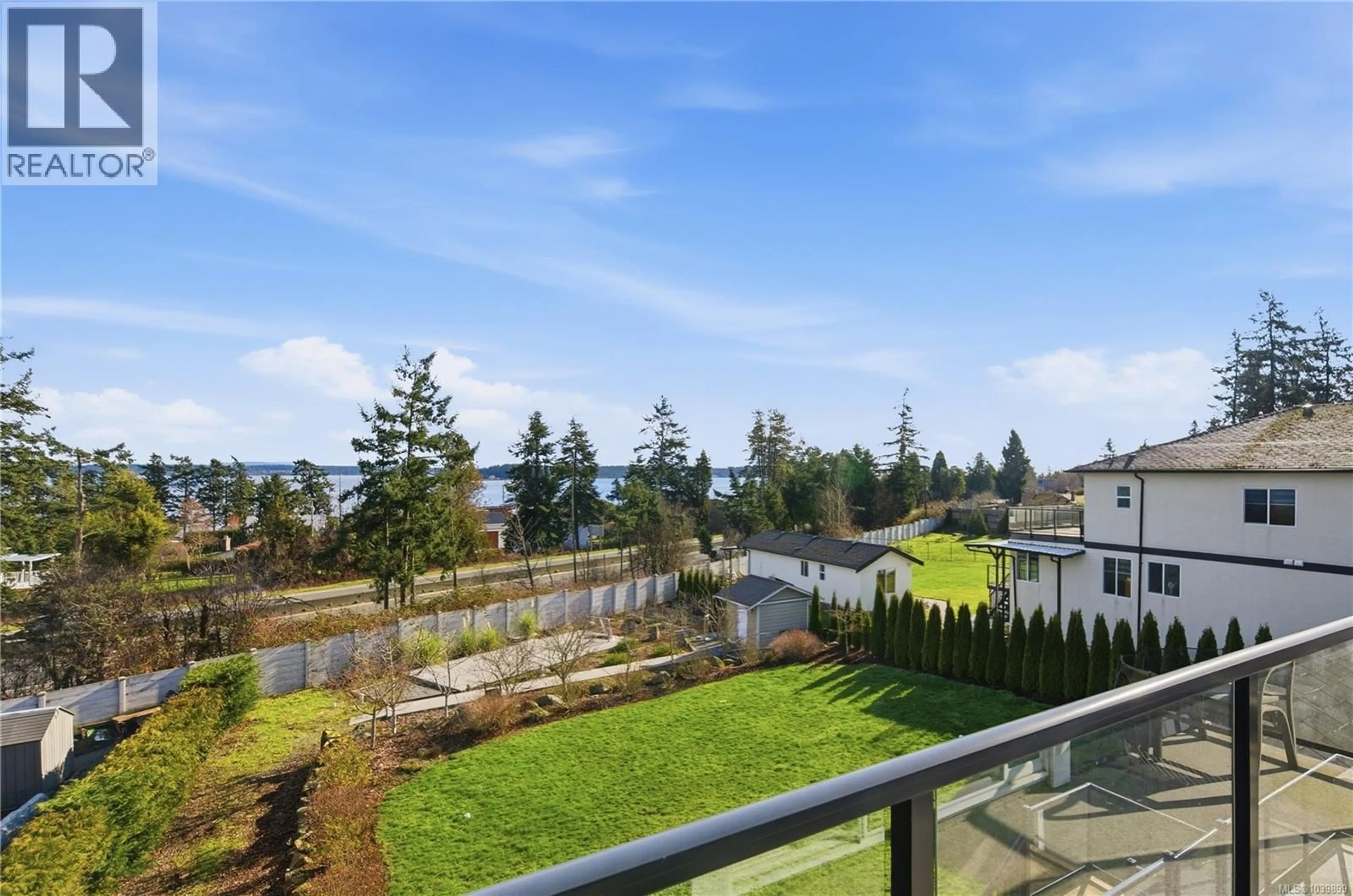 Patio, water/lake/river/ocean view for 8711 BOURNE TERRACE, North Saanich British Columbia V8L1L8