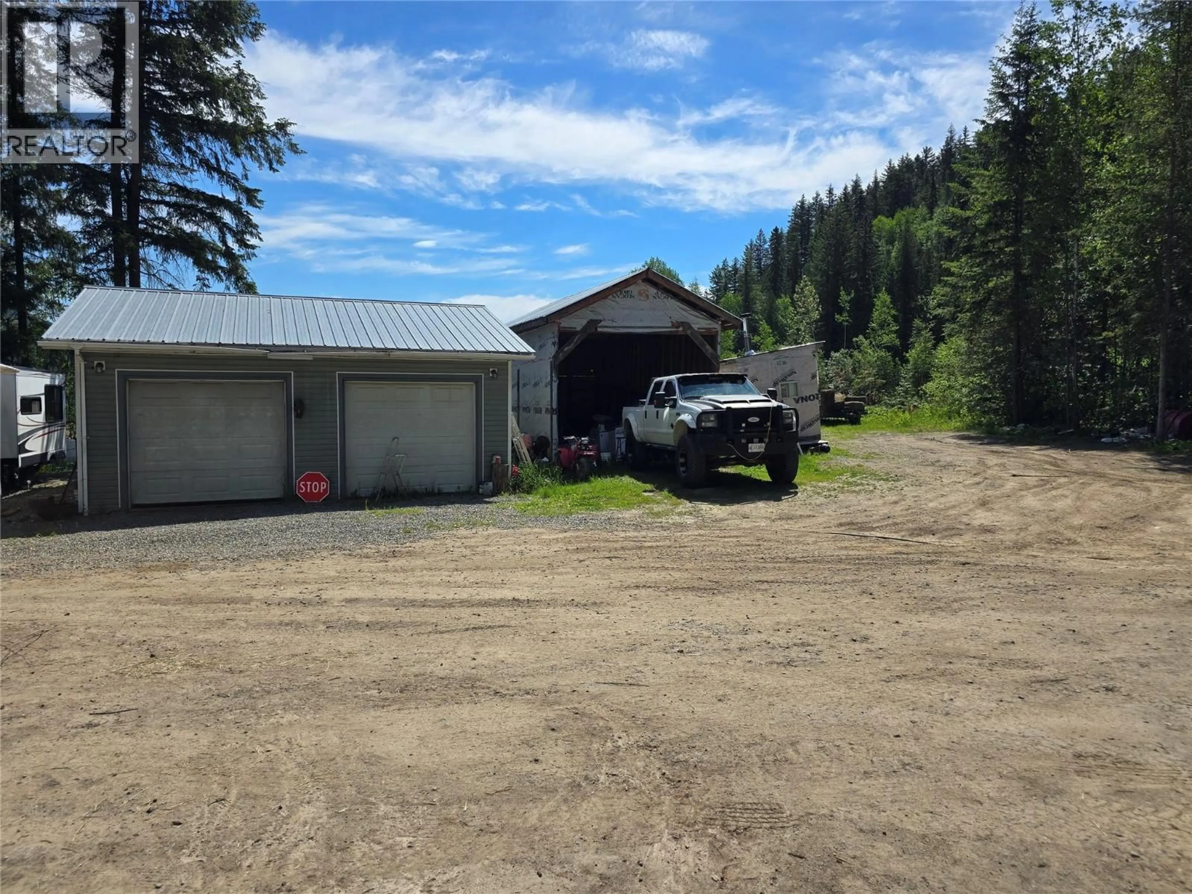 A pic from outside/outdoor area/front of a property/back of a property/a pic from drone, mountain view for 268 BIRCH ROAD, Clearwater British Columbia V0E1N1