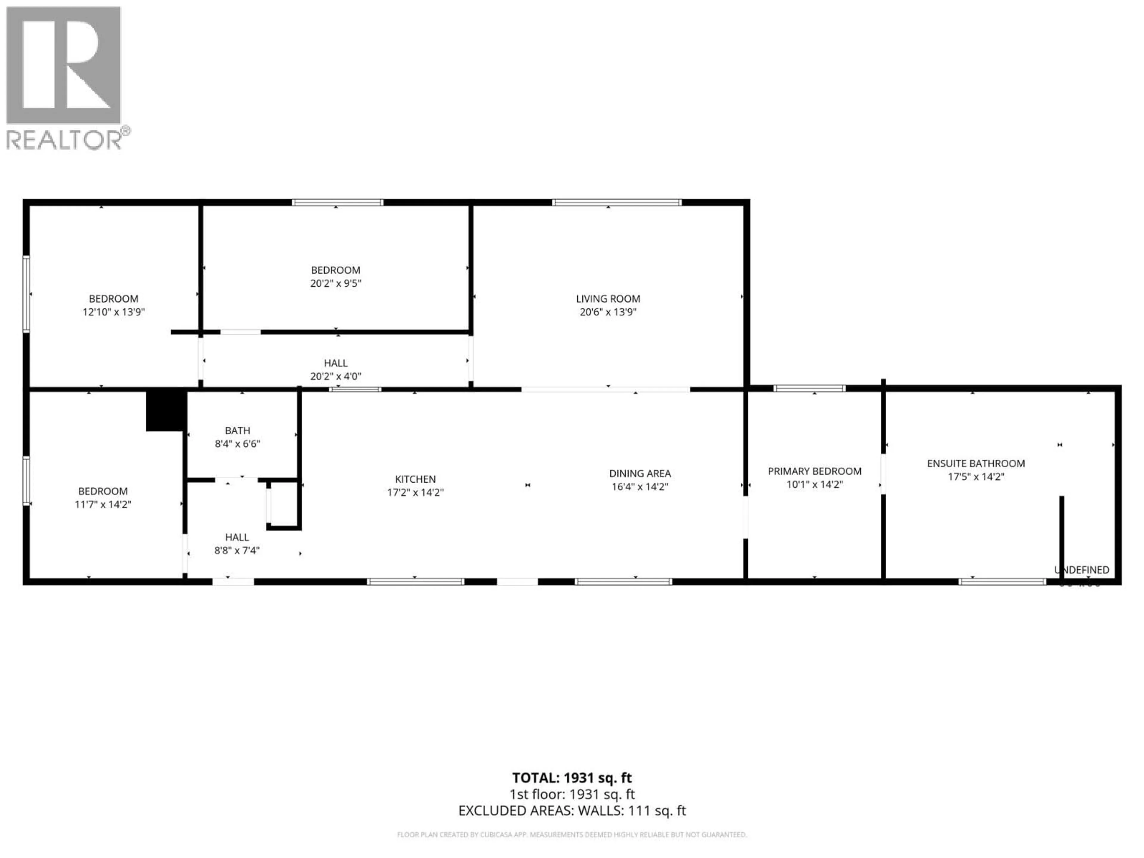 Floor plan for 268 BIRCH ROAD, Clearwater British Columbia V0E1N1