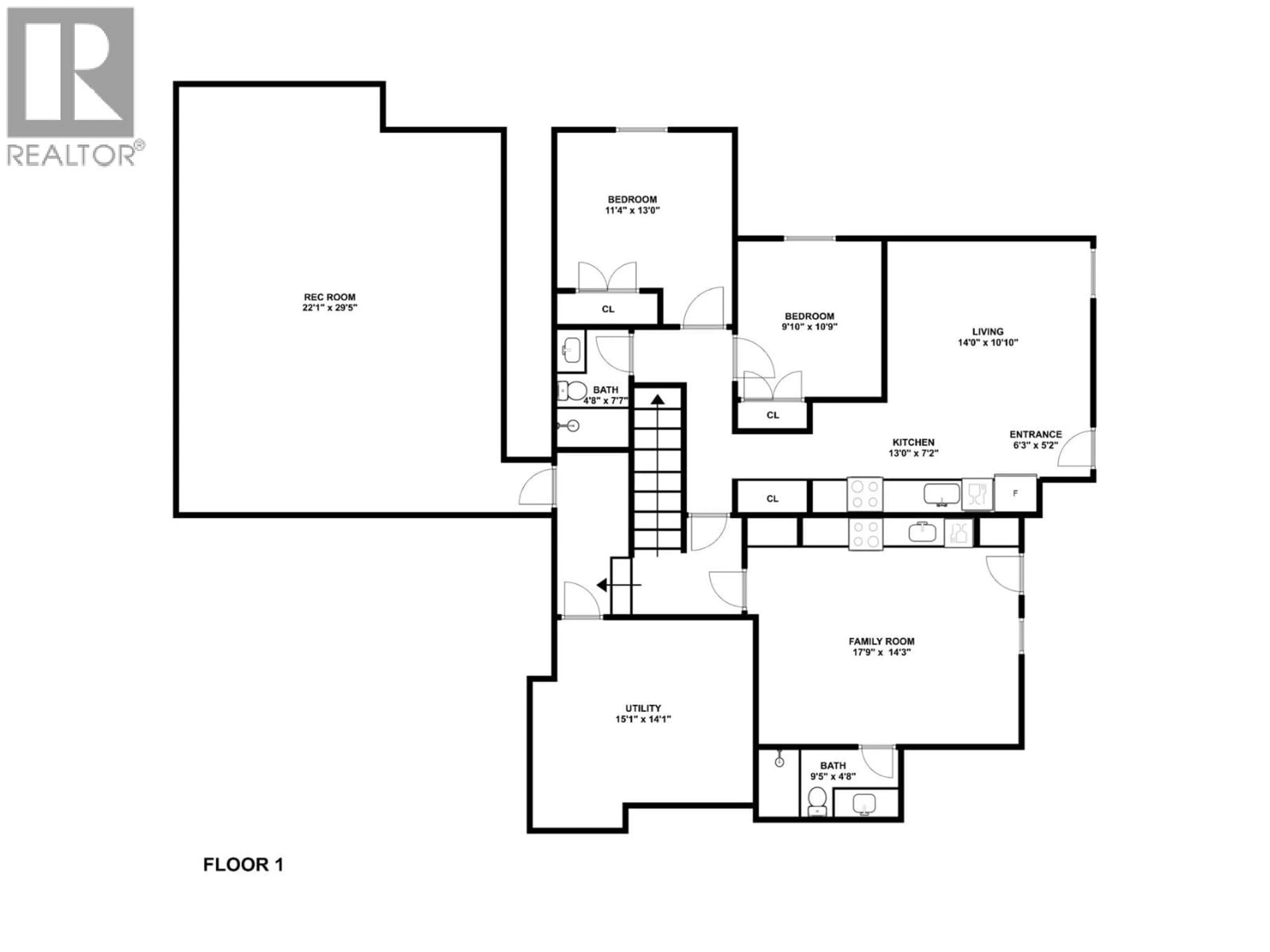 Floor plan for 5300 HEDEMAN COURT, Kelowna British Columbia V1W5A3