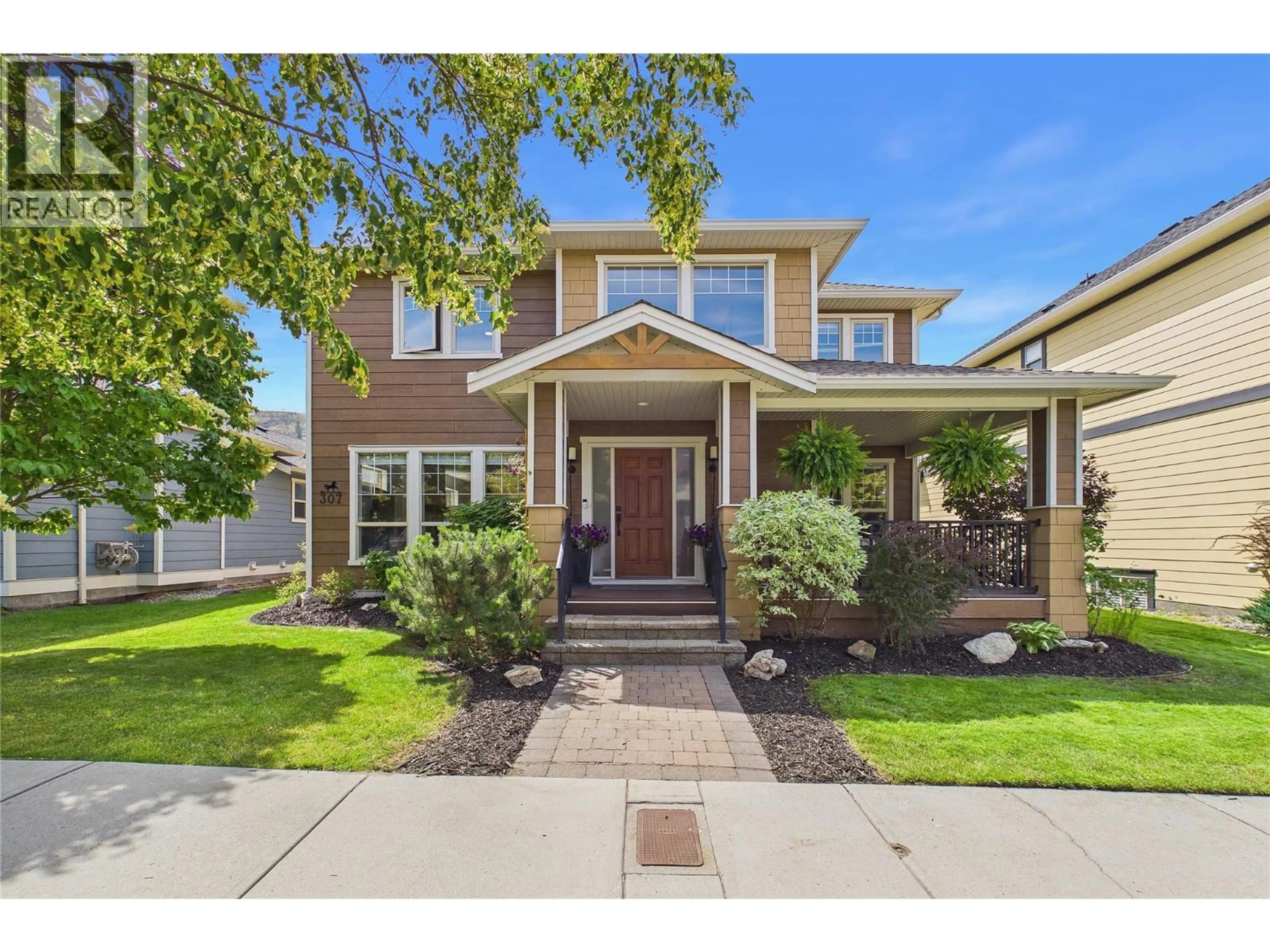 Home with brick exterior material, street for 307 MCCARREN AVENUE, Kelowna British Columbia V1W5A6