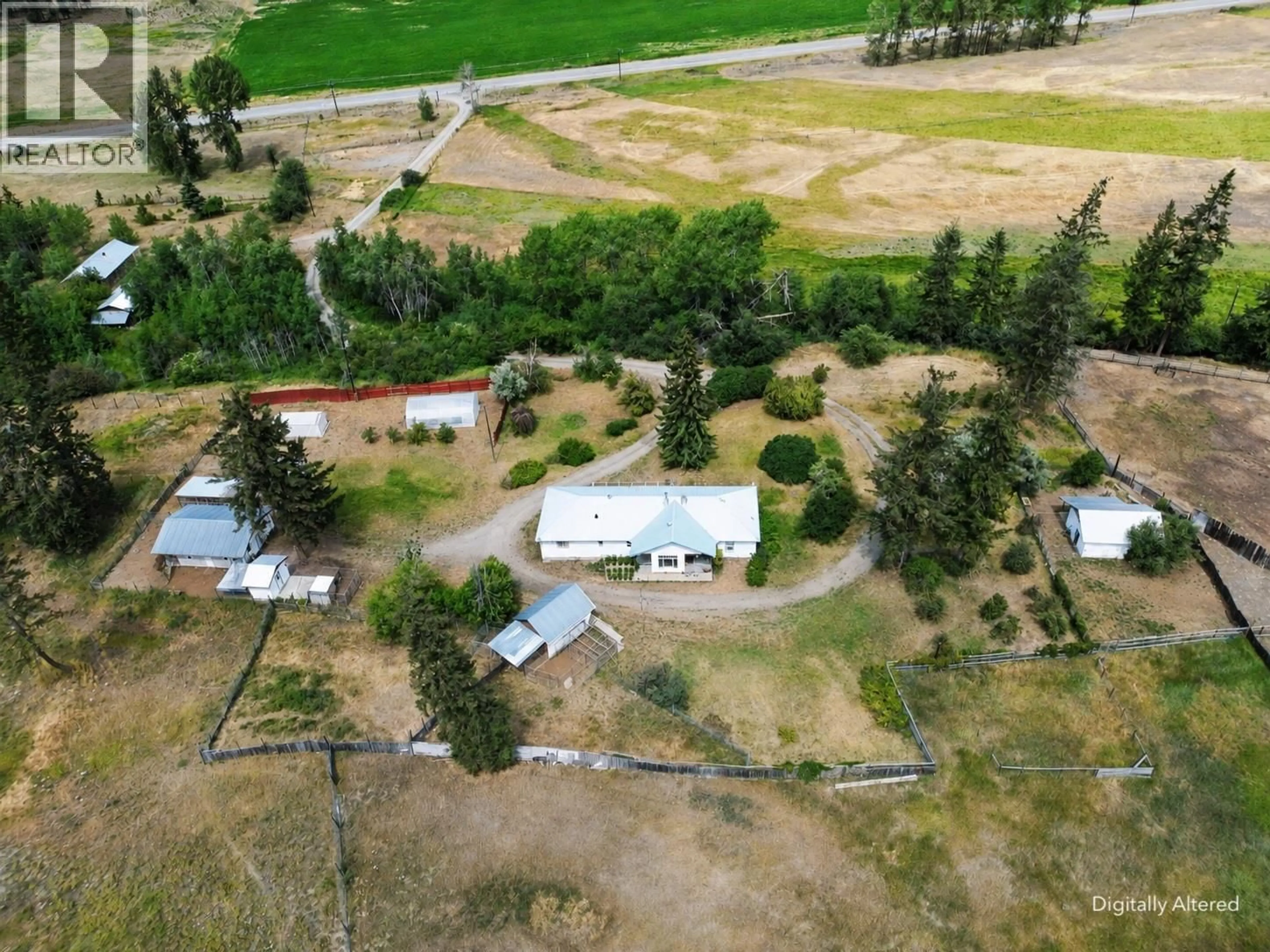 A pic from outside/outdoor area/front of a property/back of a property/a pic from drone, mountain view for 1167 HIGHWAY 3 OTHER, Princeton British Columbia V0X1W0
