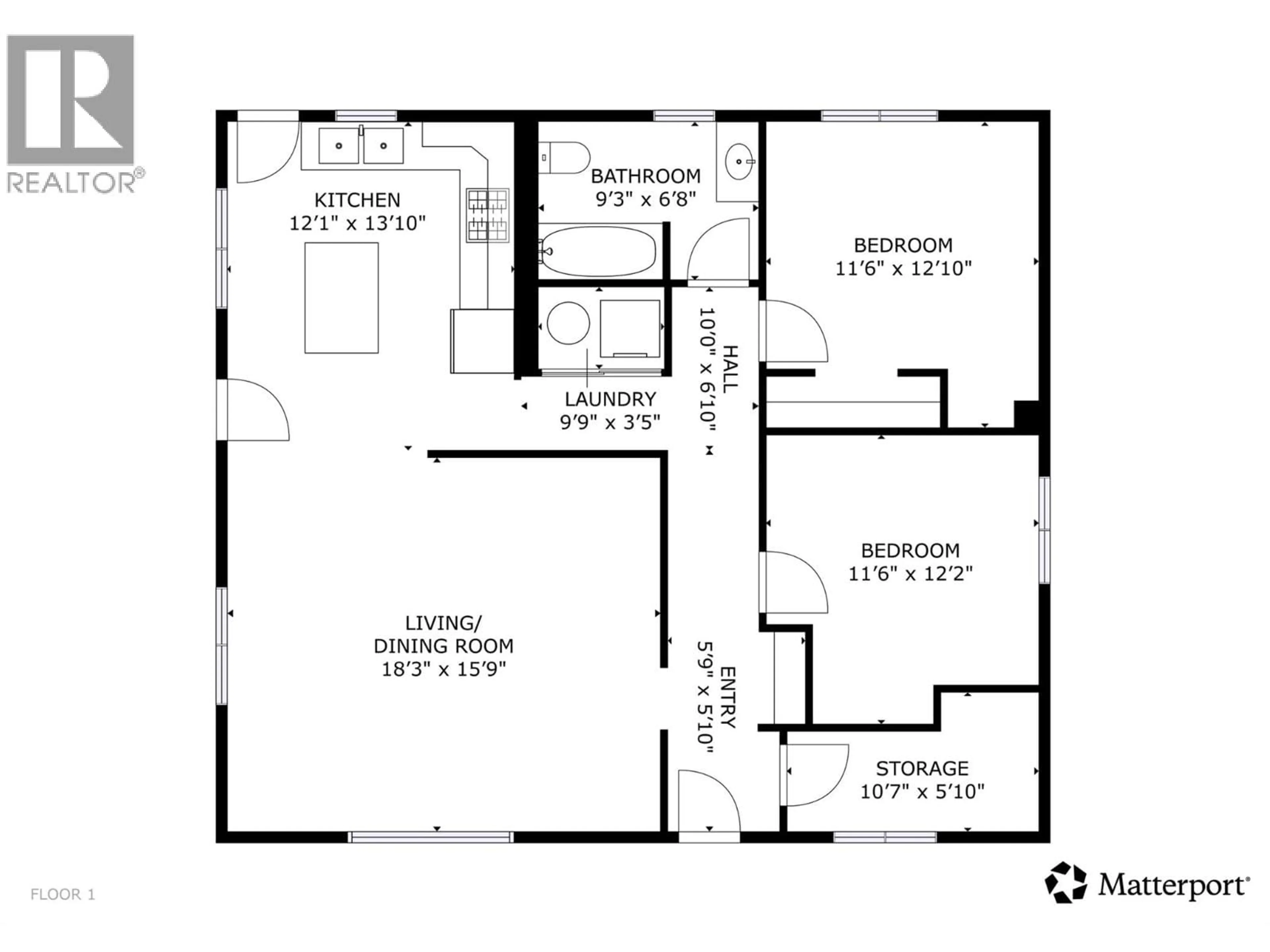 Floor plan for 603 DELBRUCK STREET, Nelson British Columbia V1L5L8