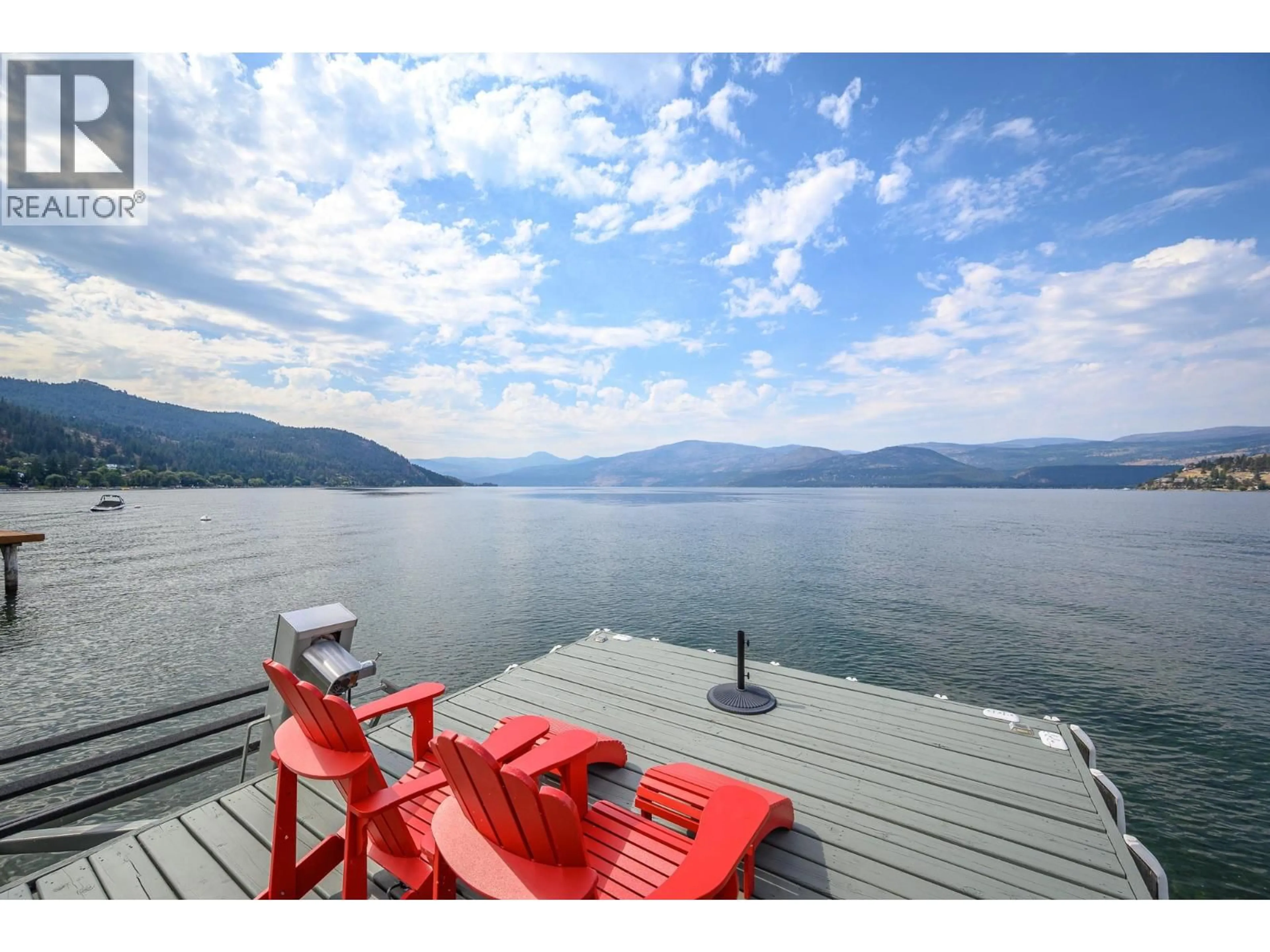 Patio, water/lake/river/ocean view for 8615 OKANAGAN LANDING ROAD, Vernon British Columbia V1H1J6