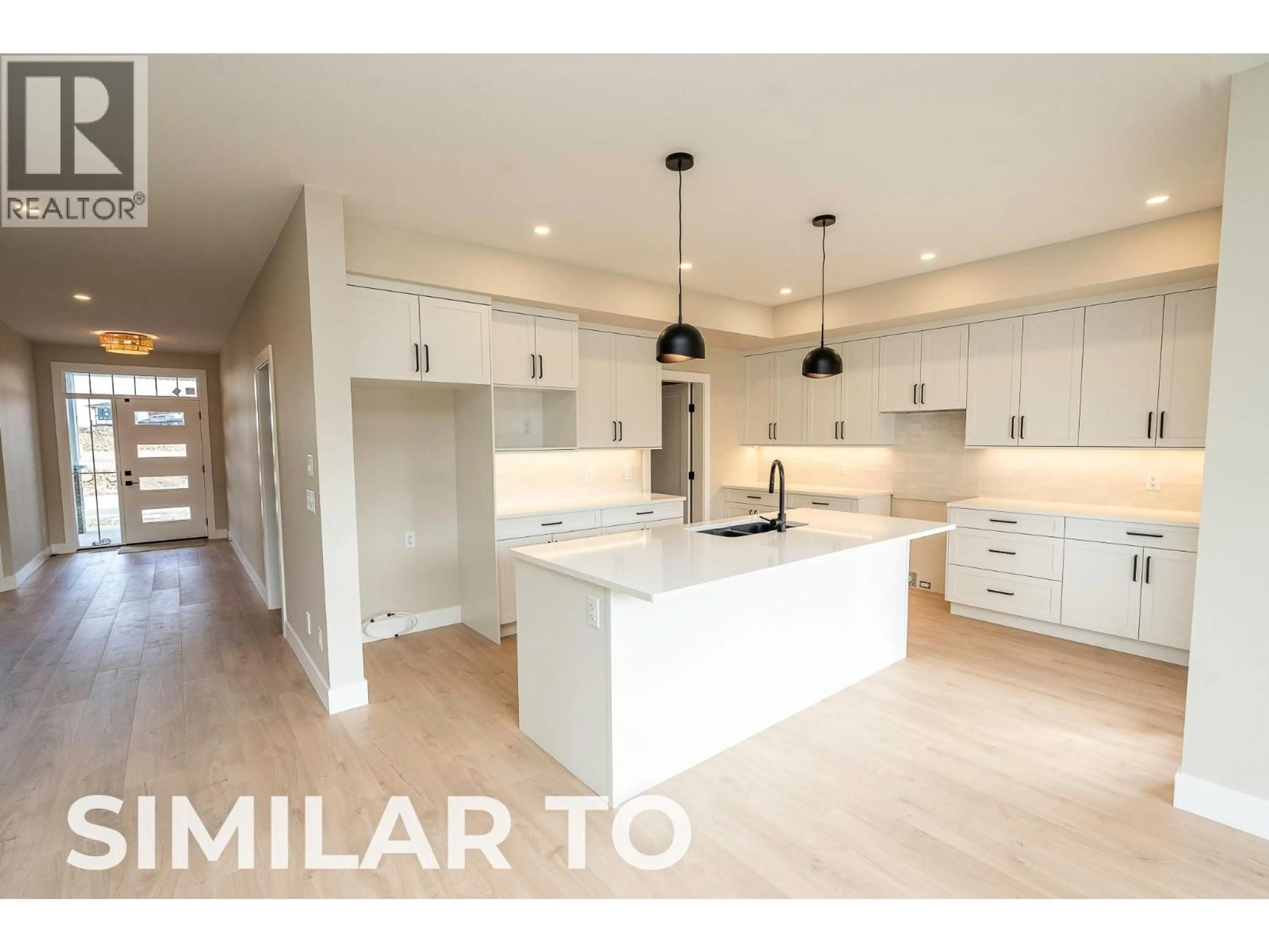 Open concept kitchen, ceramic/tile floor for 3074 FLUME COURT, Kelowna British Columbia V4T0H2