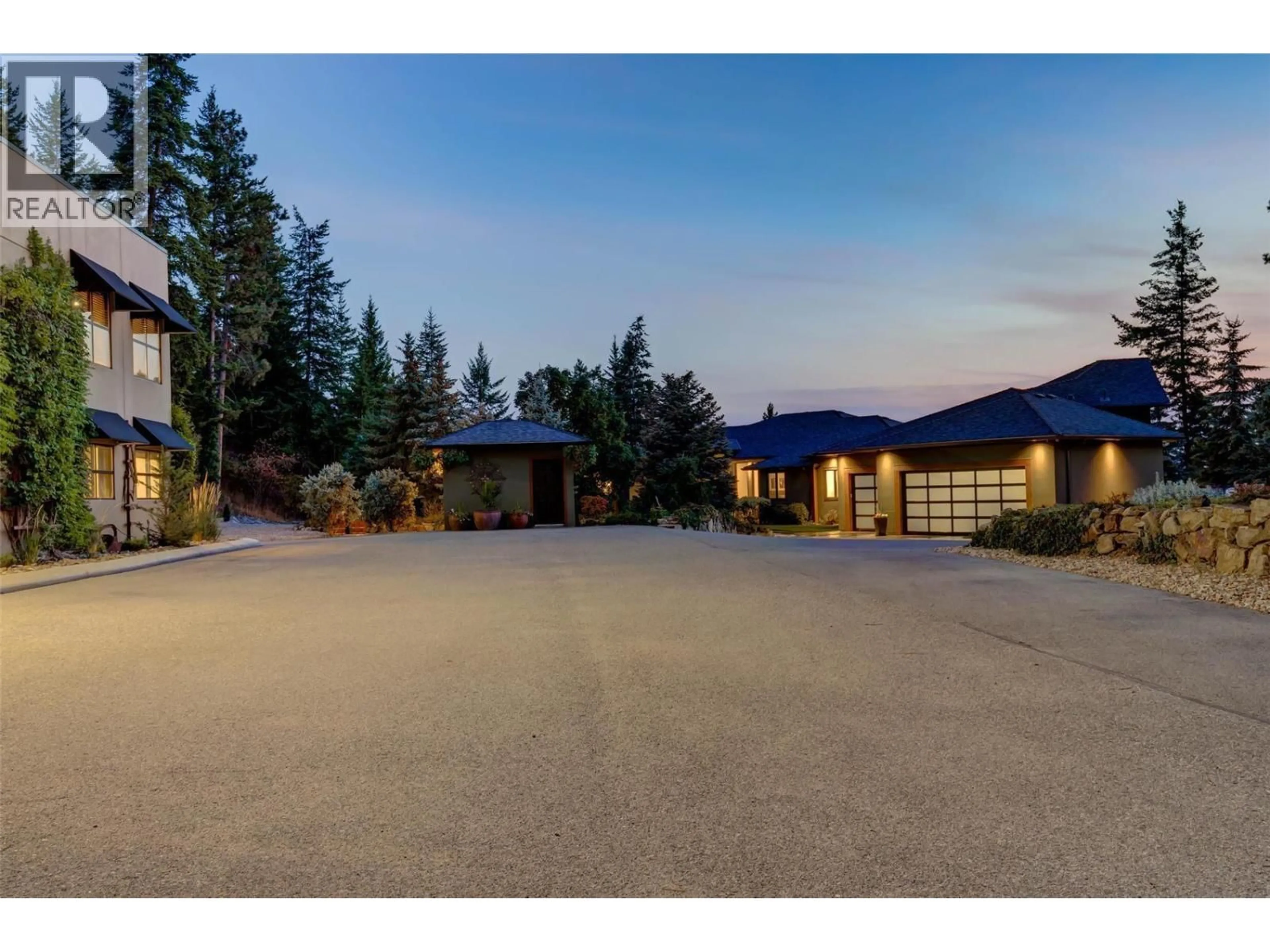 A pic from outside/outdoor area/front of a property/back of a property/a pic from drone, street for 5757 UPPER BOOTH ROAD NORTH, Kelowna British Columbia V1X7V7