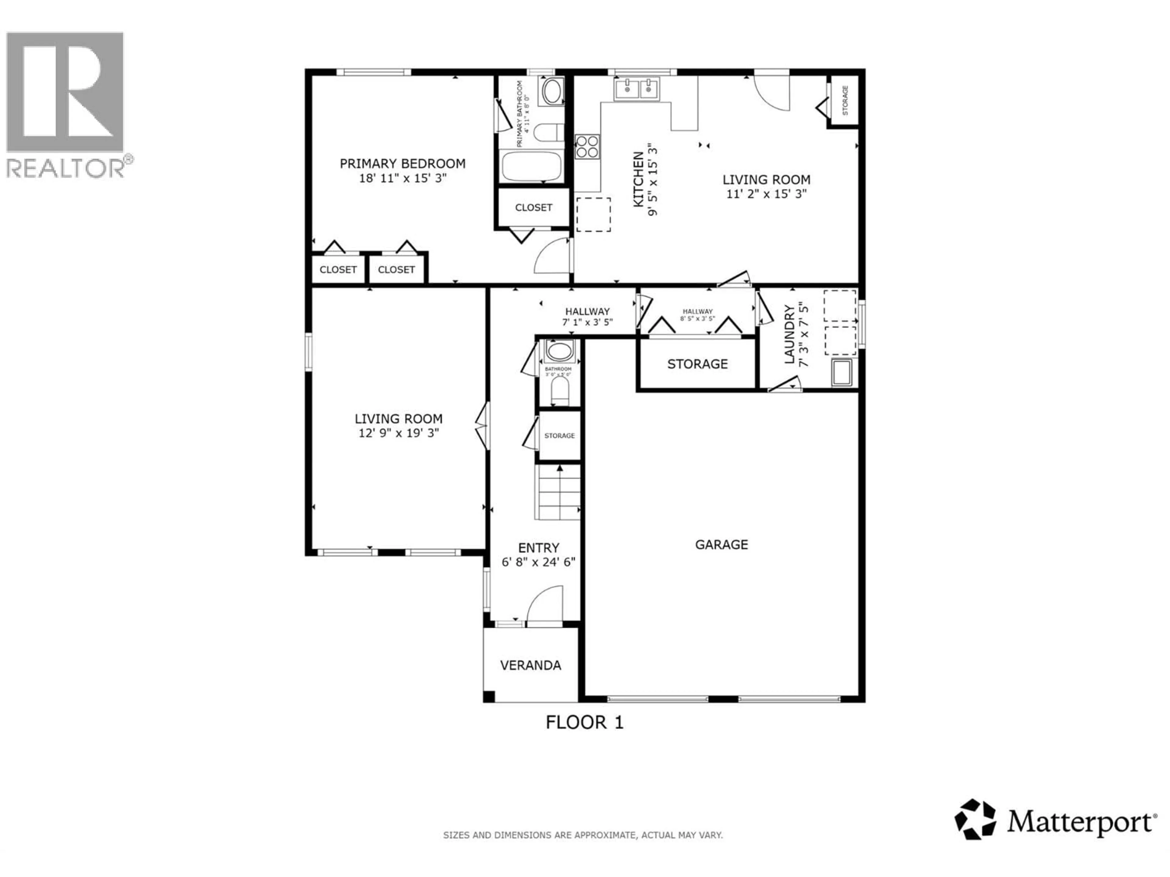 Floor plan for 232 RANCHLAND COURT, Kelowna British Columbia V1V1S3