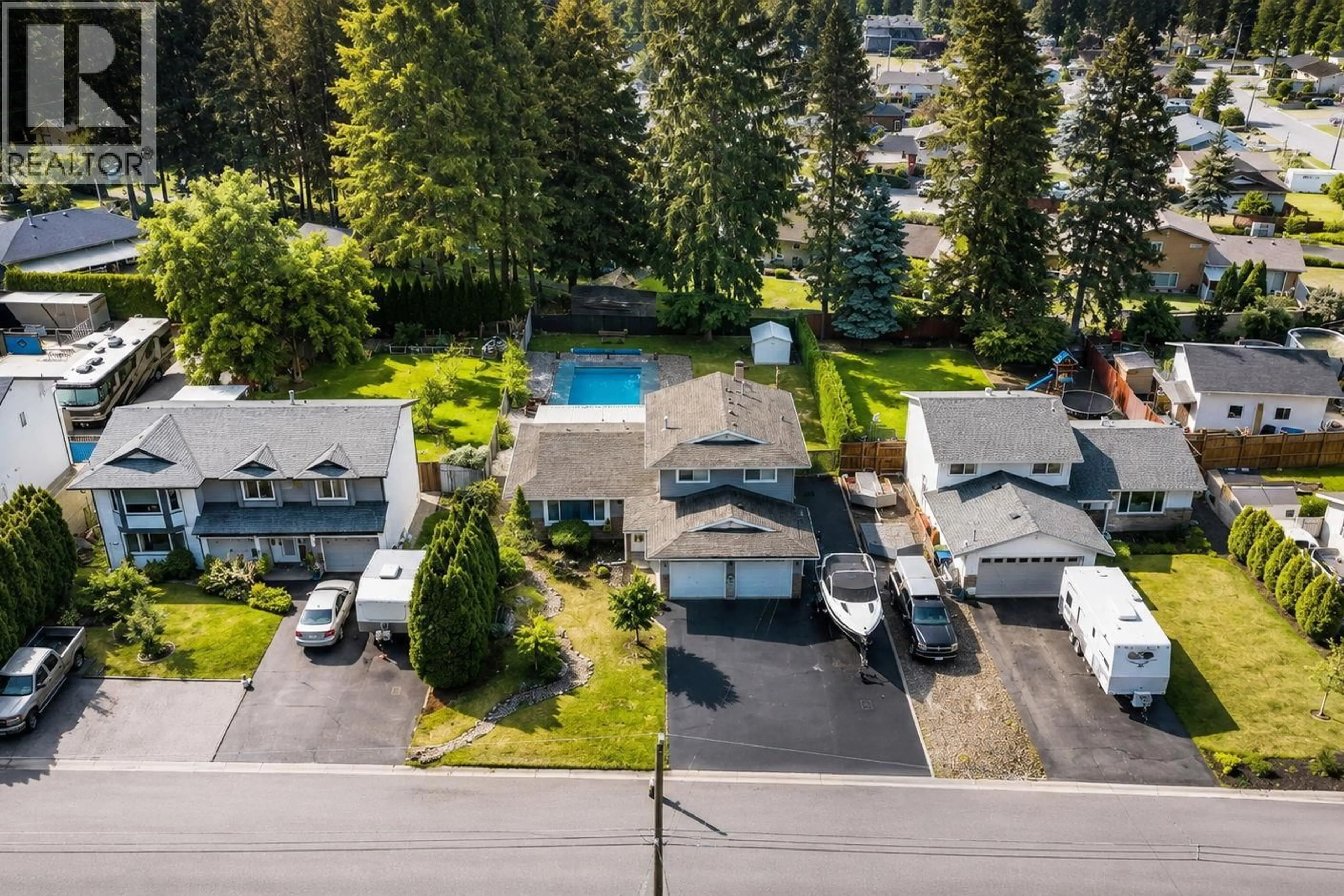 A pic from outside/outdoor area/front of a property/back of a property/a pic from drone, street for 3125 WEBBER ROAD, West Kelowna British Columbia V4T1E7