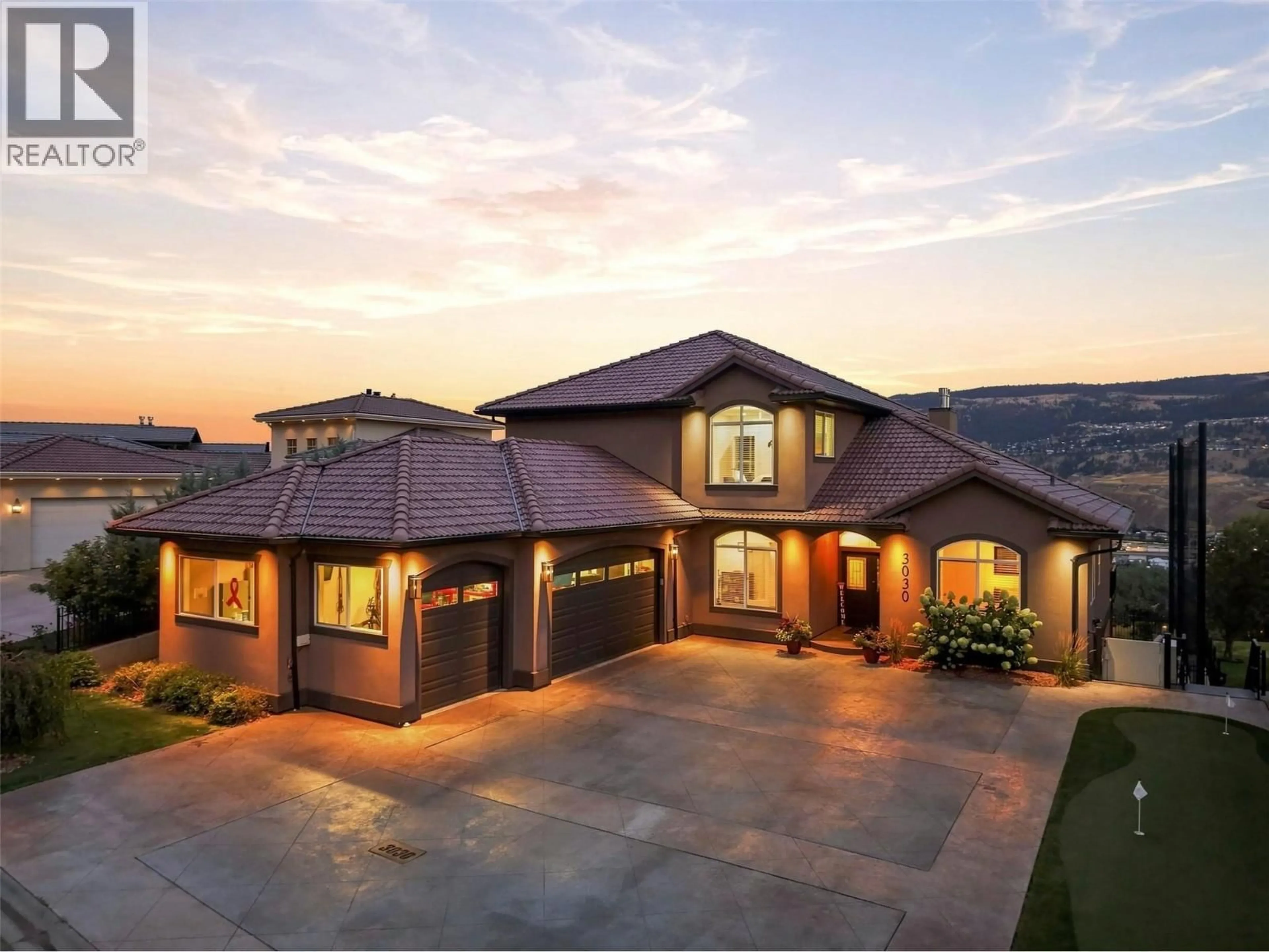 Home with brick exterior material, mountain view for 3030 VISAO COURT, Kamloops British Columbia V2H0C6