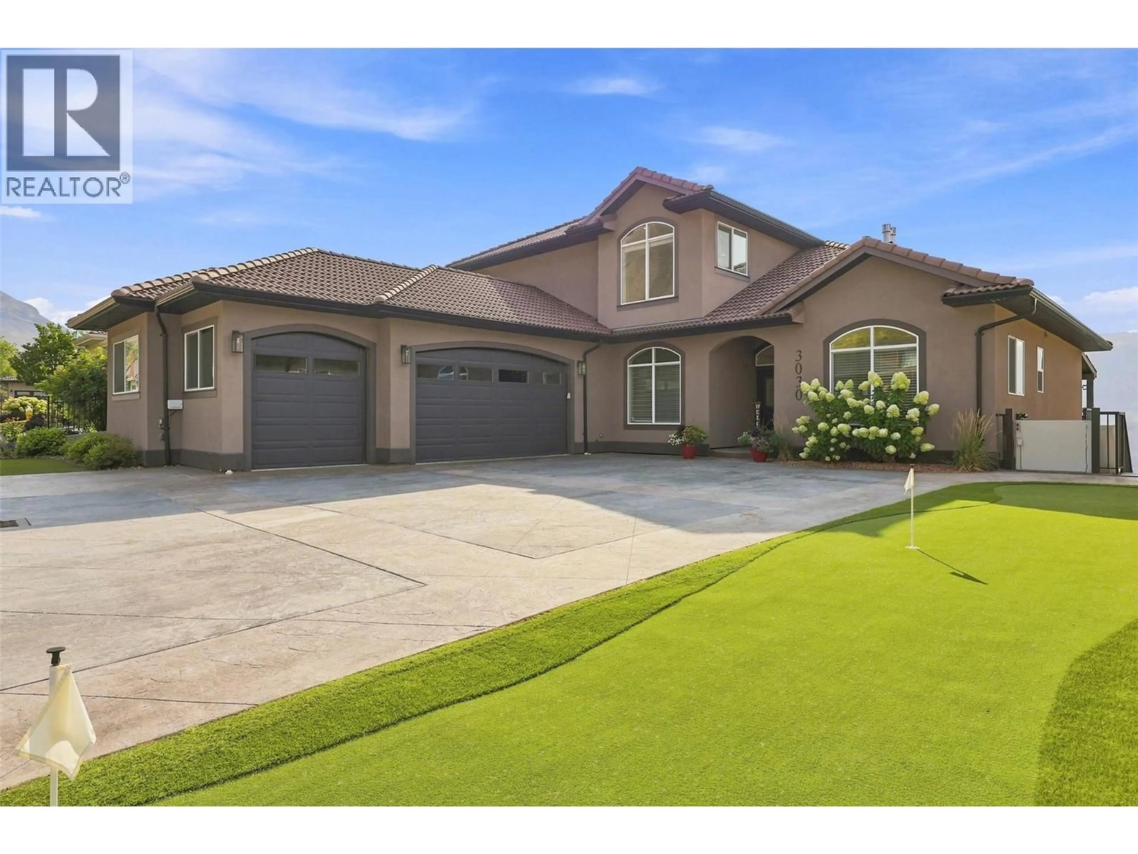 Home with brick exterior material, street for 3030 VISAO COURT, Kamloops British Columbia V2H0C6