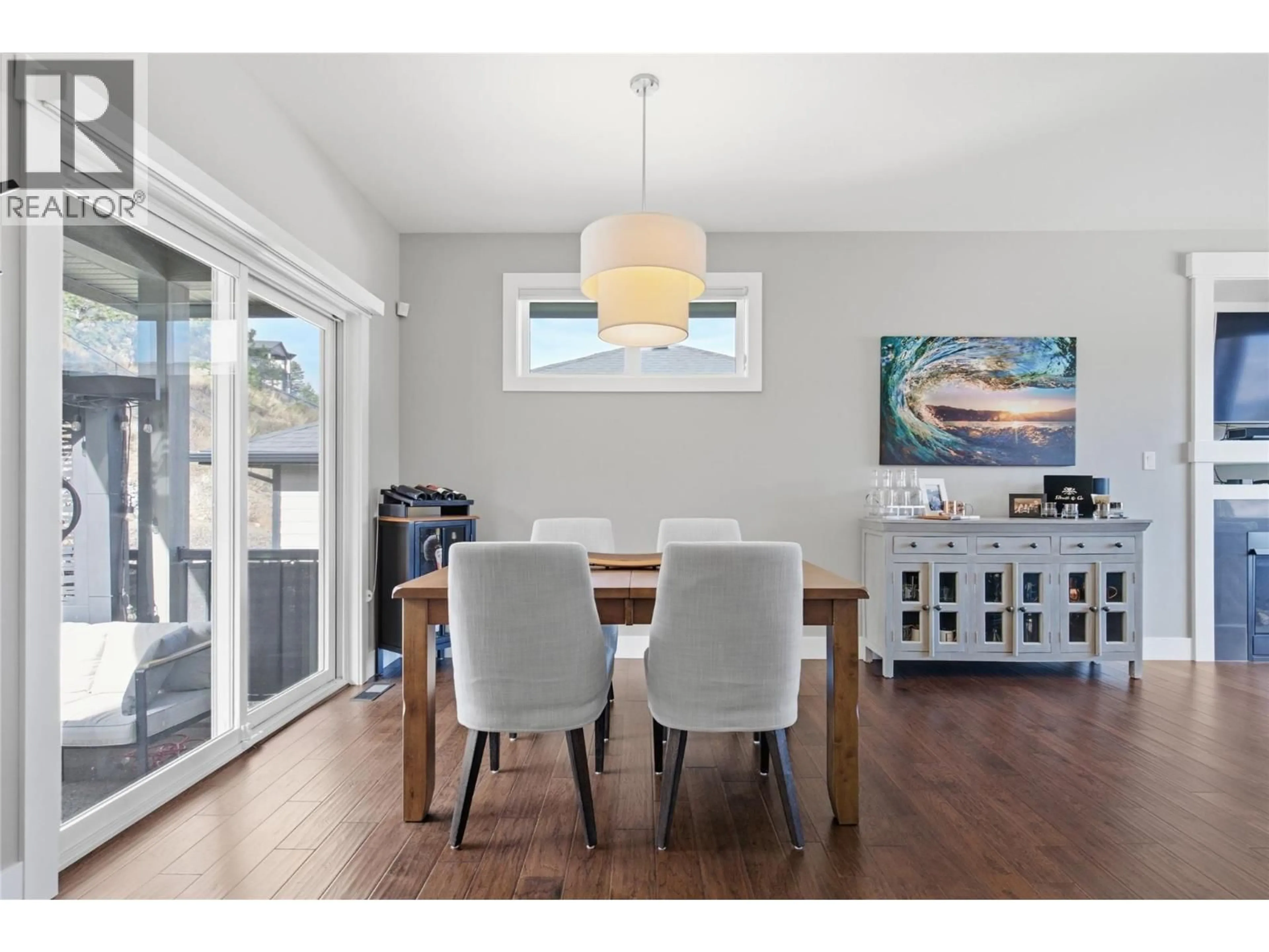 Dining room, wood/laminate floor for 1981 GALORE CRESCENT, Kamloops British Columbia V2E0A7