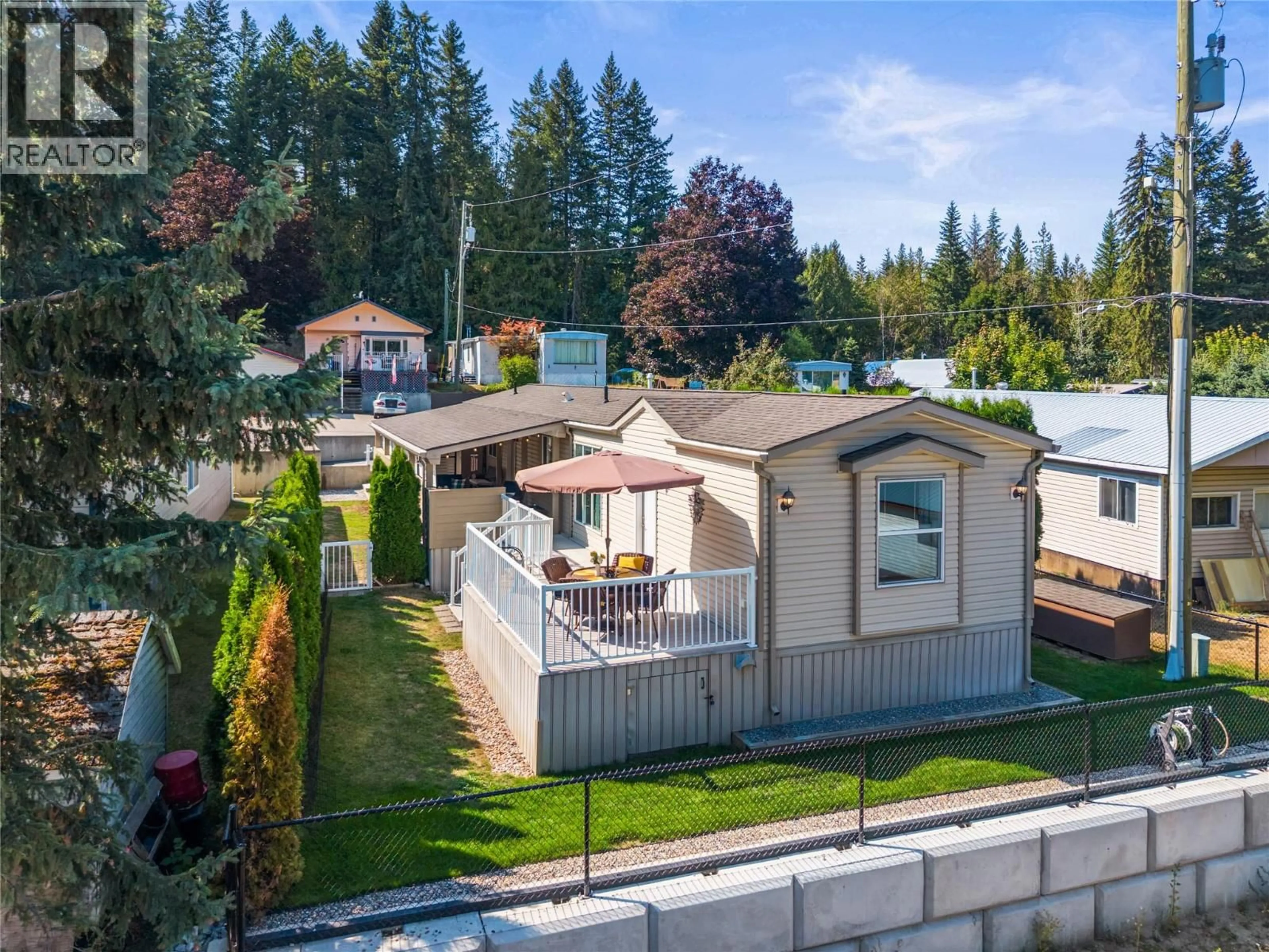 A pic from outside/outdoor area/front of a property/back of a property/a pic from drone, unknown for 141 - 2500 97B HIGHWAY SOUTHEAST, Salmon Arm British Columbia V1E1C2