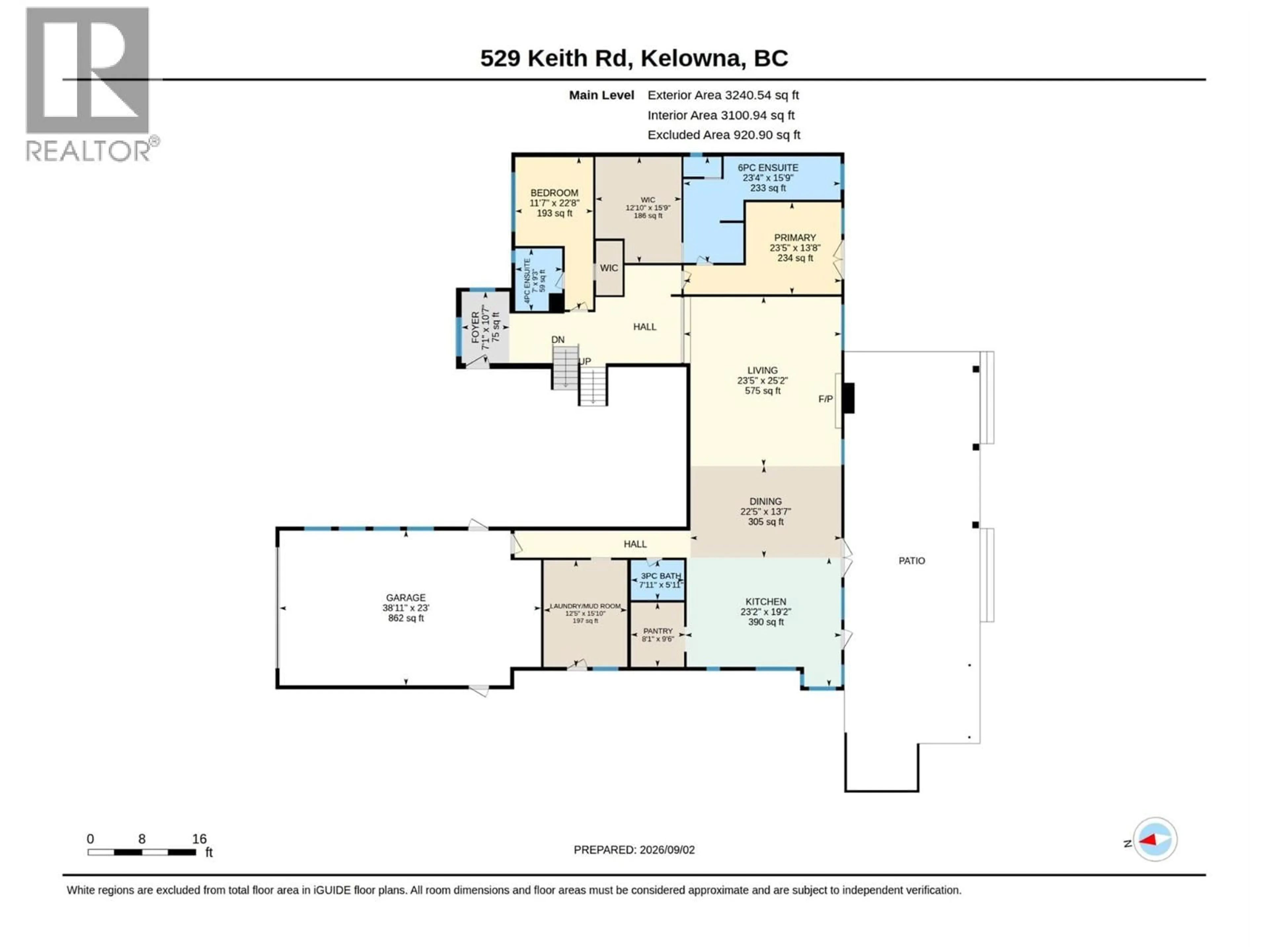 Floor plan for 529 KEITH ROAD, Kelowna British Columbia V1W1K2