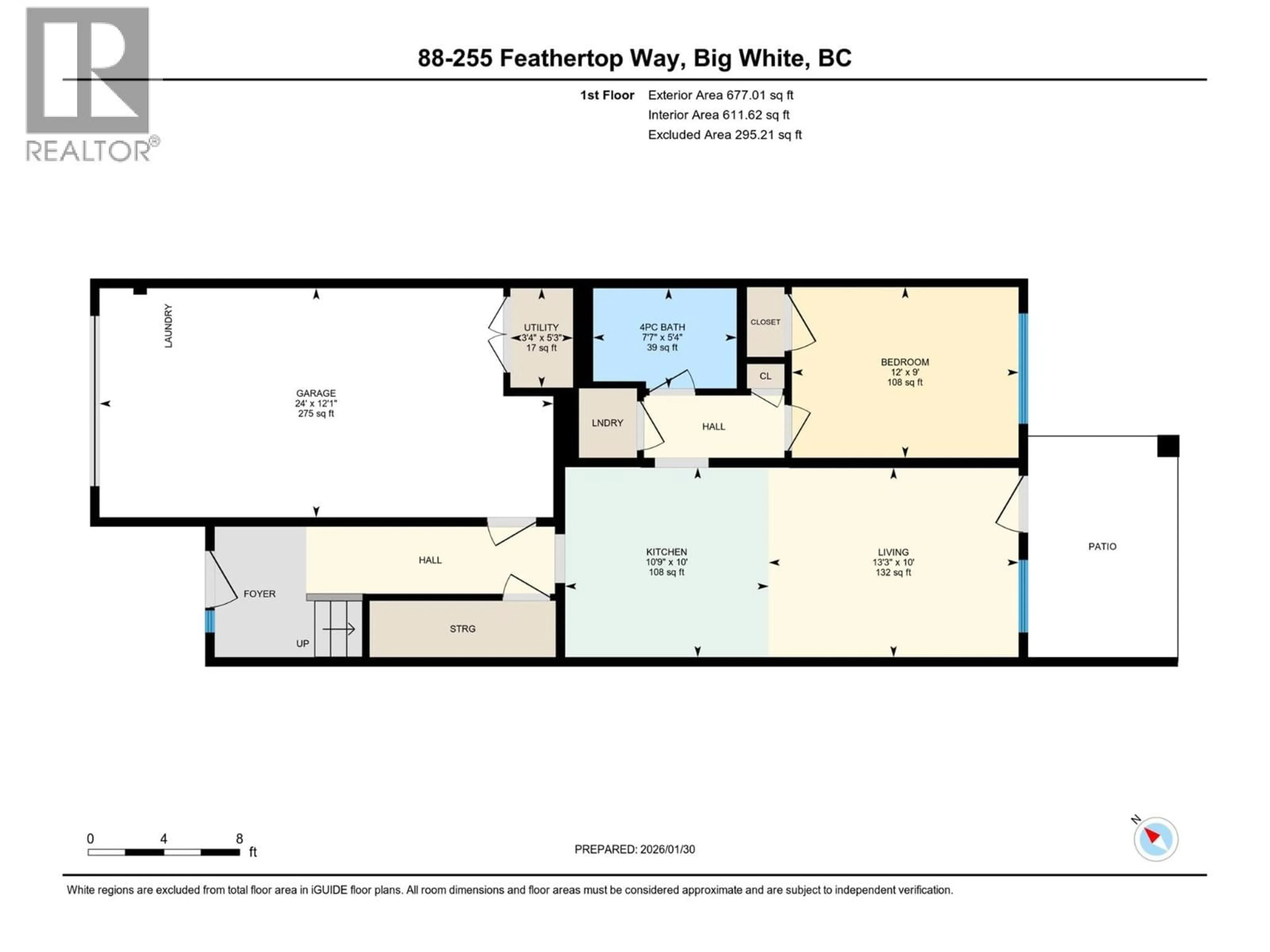 Floor plan for 88 - 255 FEATHERTOP WAY, Big White British Columbia V1P1T4
