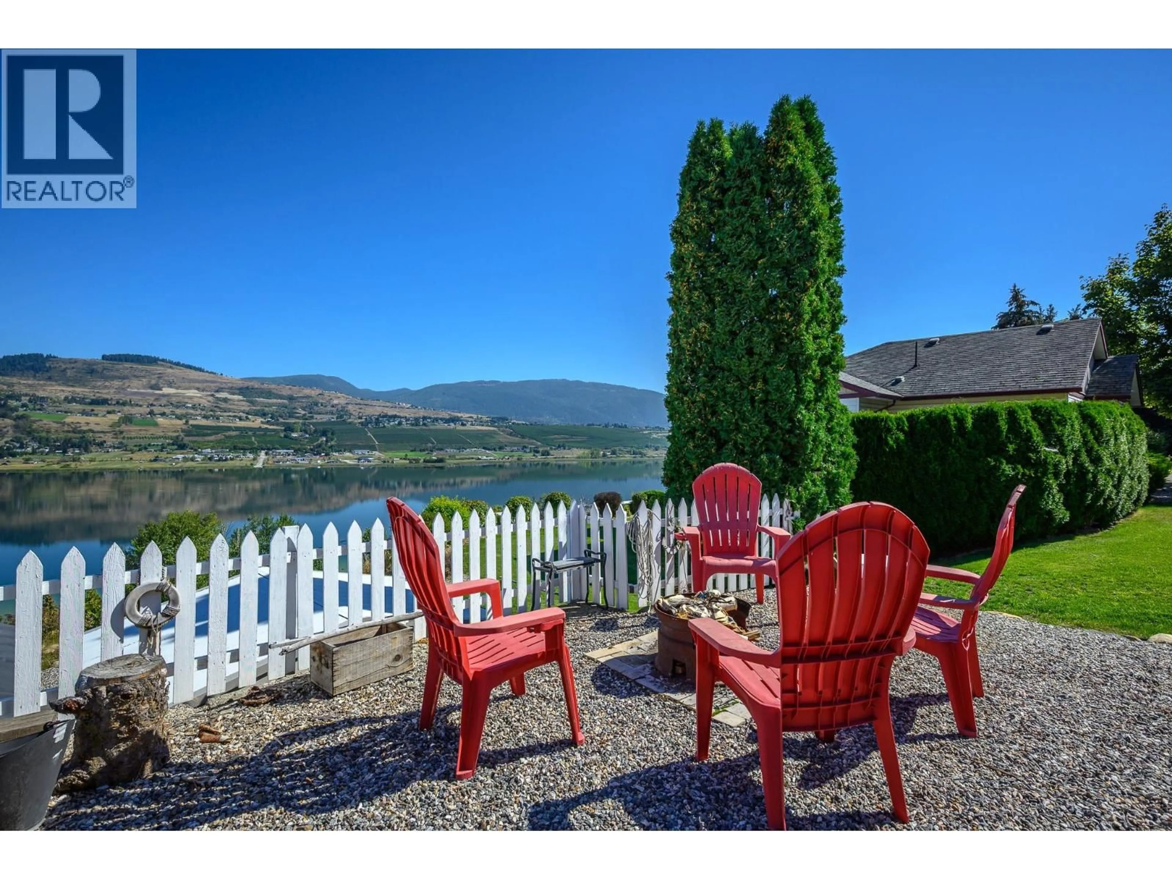 Patio, water/lake/river/ocean view for 7199 BREMMER ROAD, Vernon British Columbia V1H1W6