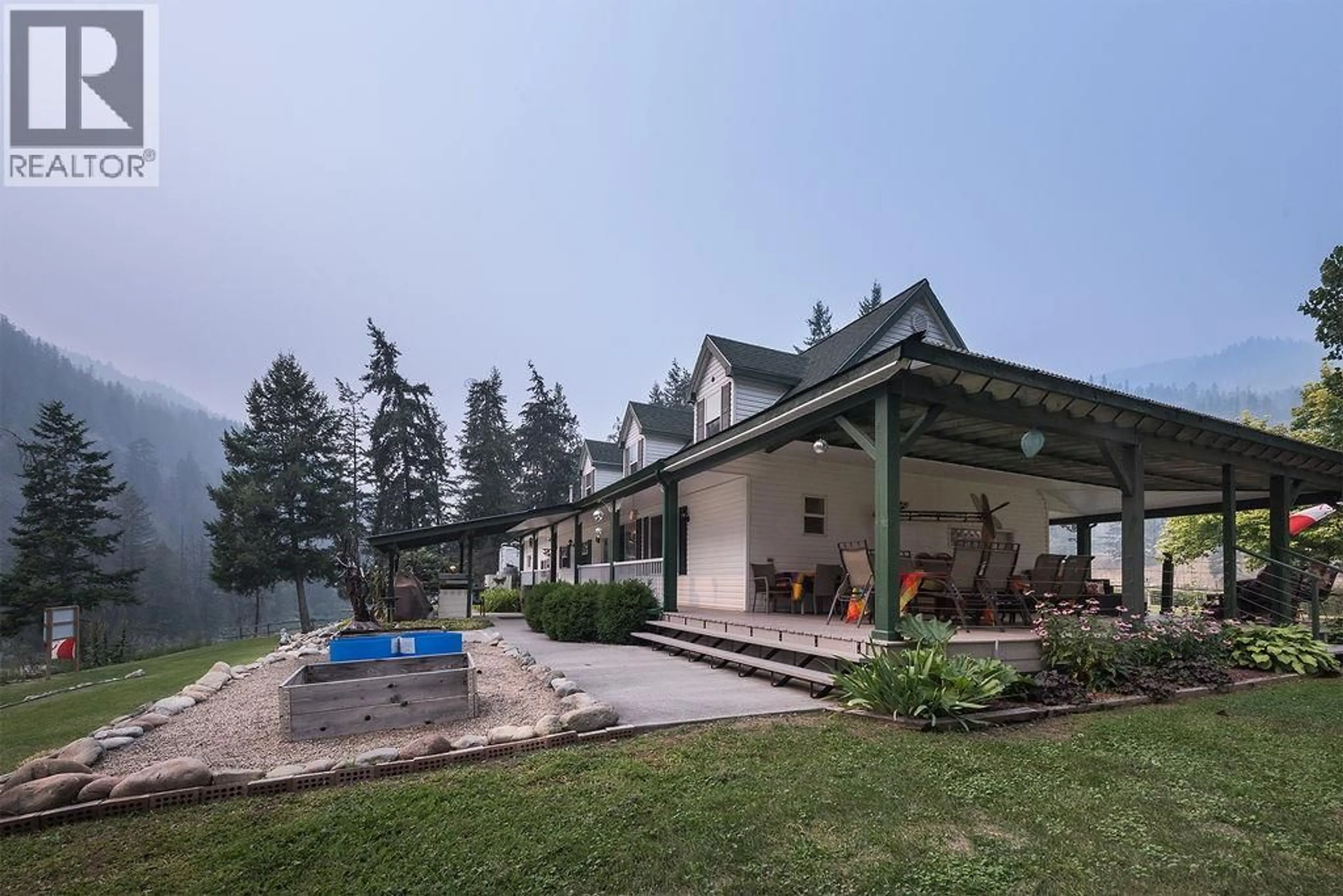 Patio, mountain view for 2821 OLD HEDLEY ROAD, Princeton British Columbia V0X1K0
