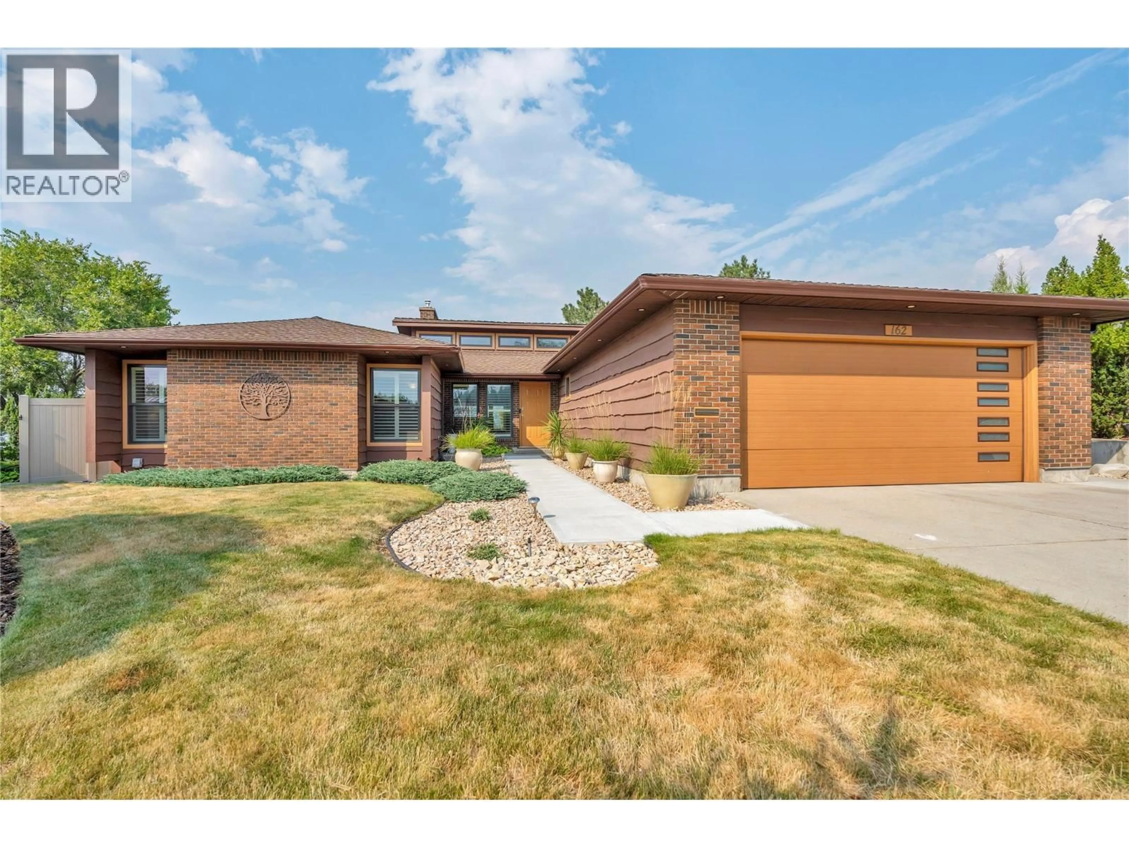 Home with brick exterior material, street for 162 WESTVIEW PLACE, Penticton British Columbia V2A7W2