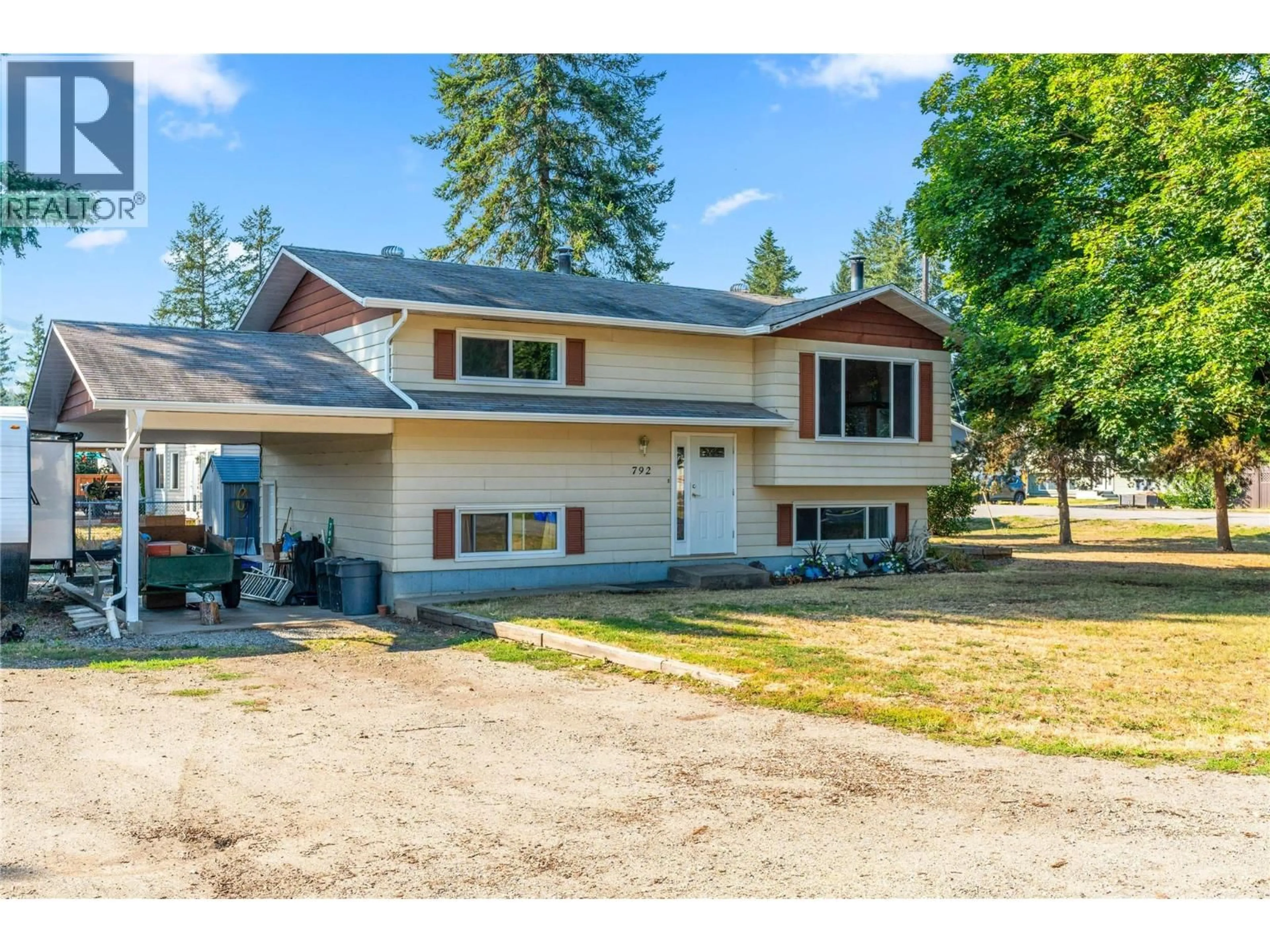A pic from outside/outdoor area/front of a property/back of a property/a pic from drone, unknown for 792 EASTWOOD ROAD, Lumby British Columbia V0E2G7