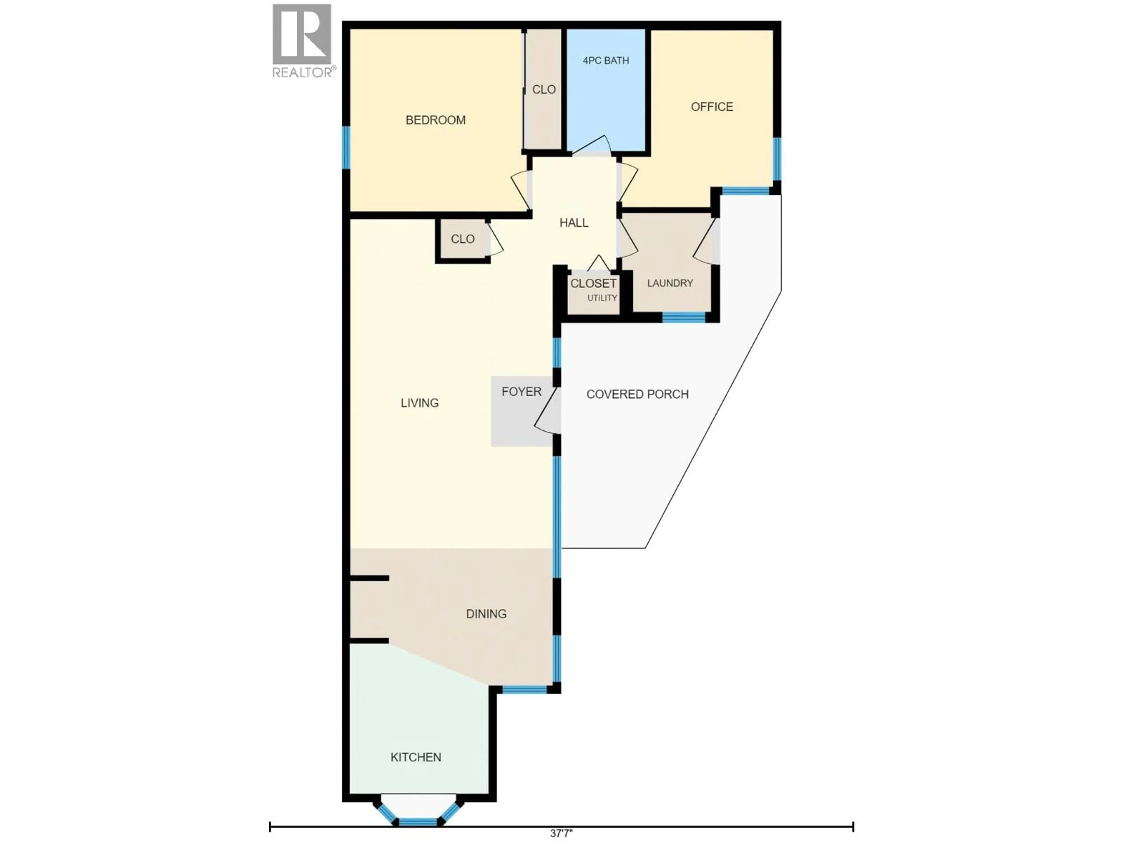 Floor plan for 54 - 999 BURNABY AVENUE, Penticton British Columbia V2A1G7