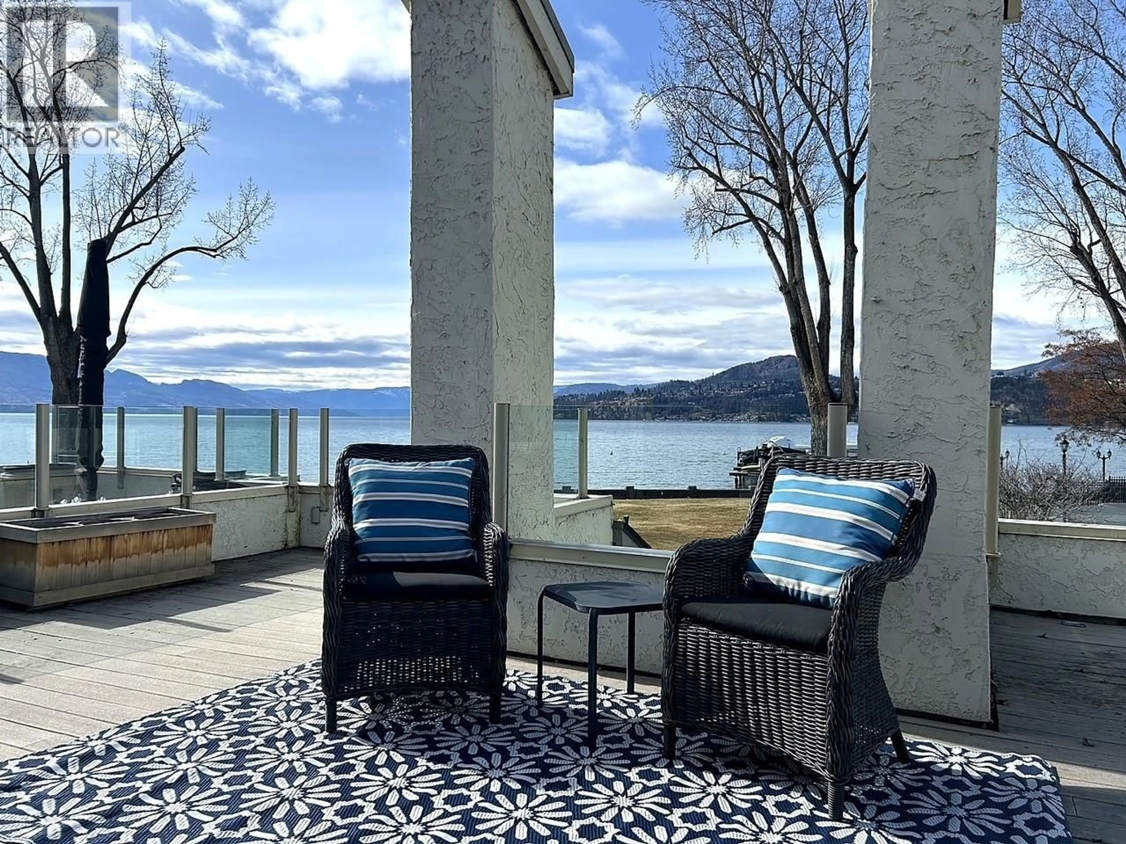Patio, water/lake/river/ocean view for 208 - 2900 ABBOTT STREET, Kelowna British Columbia V1Y1G6