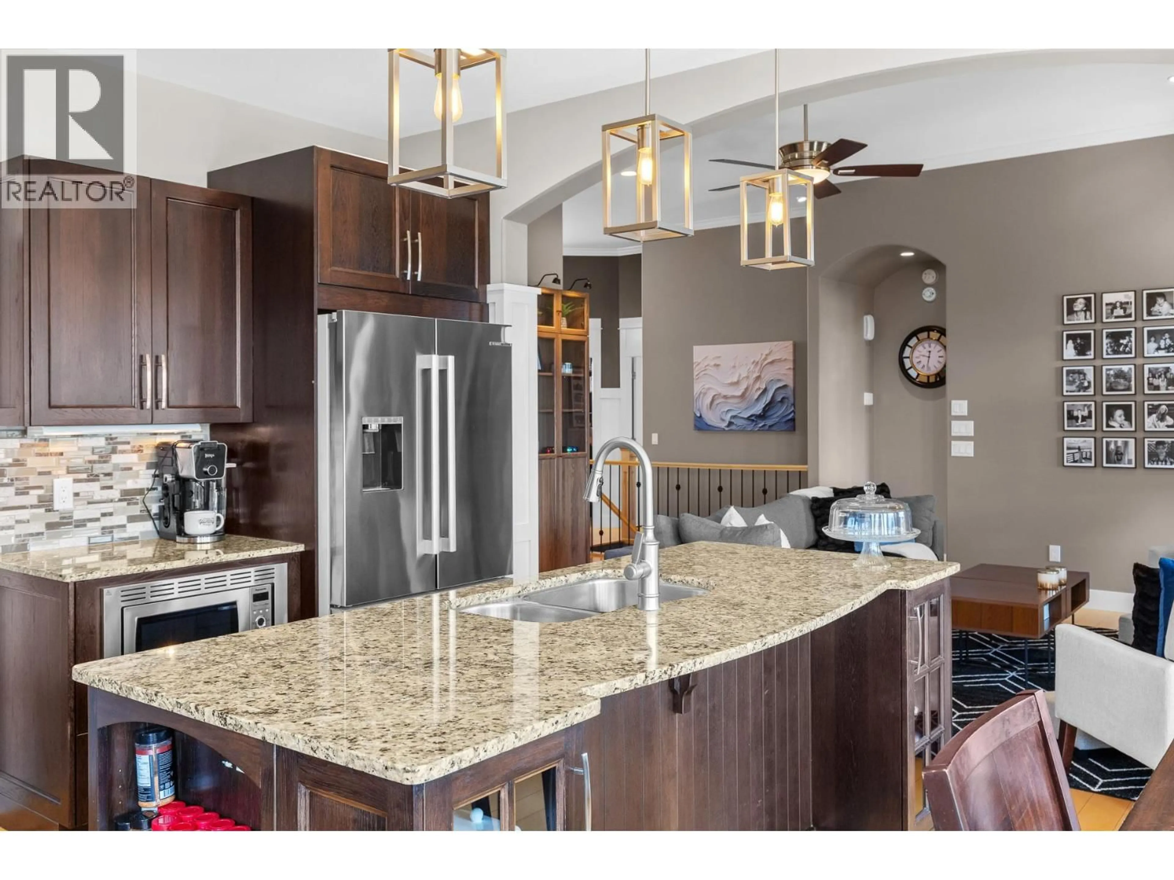 Open concept kitchen, ceramic/tile floor for 12686 CLIFFSHORE DRIVE, Lake Country British Columbia V4V2P6