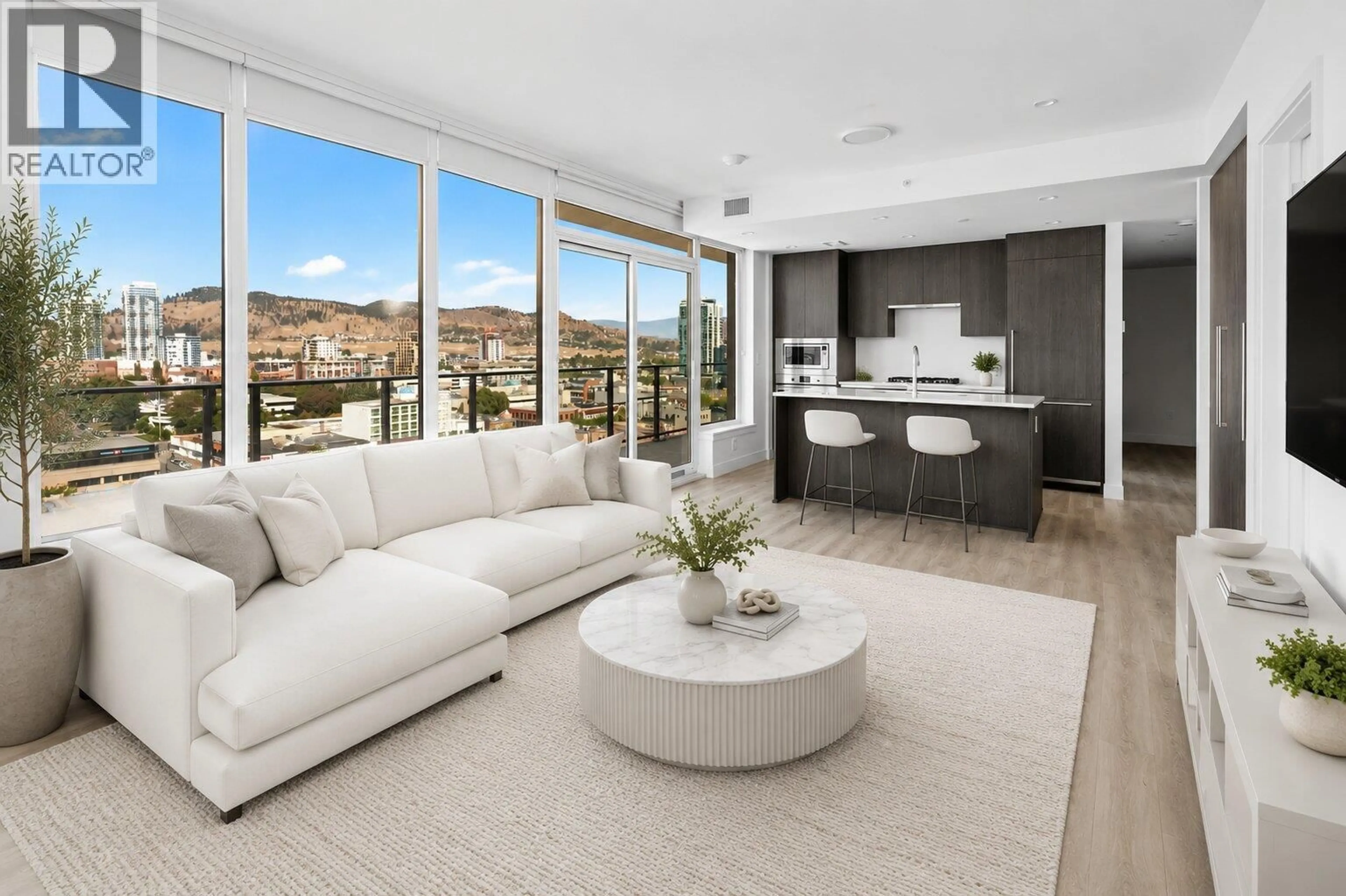Living room with furniture, unknown for 1109 - 1626 WATER STREET, Kelowna British Columbia V1Y0N7