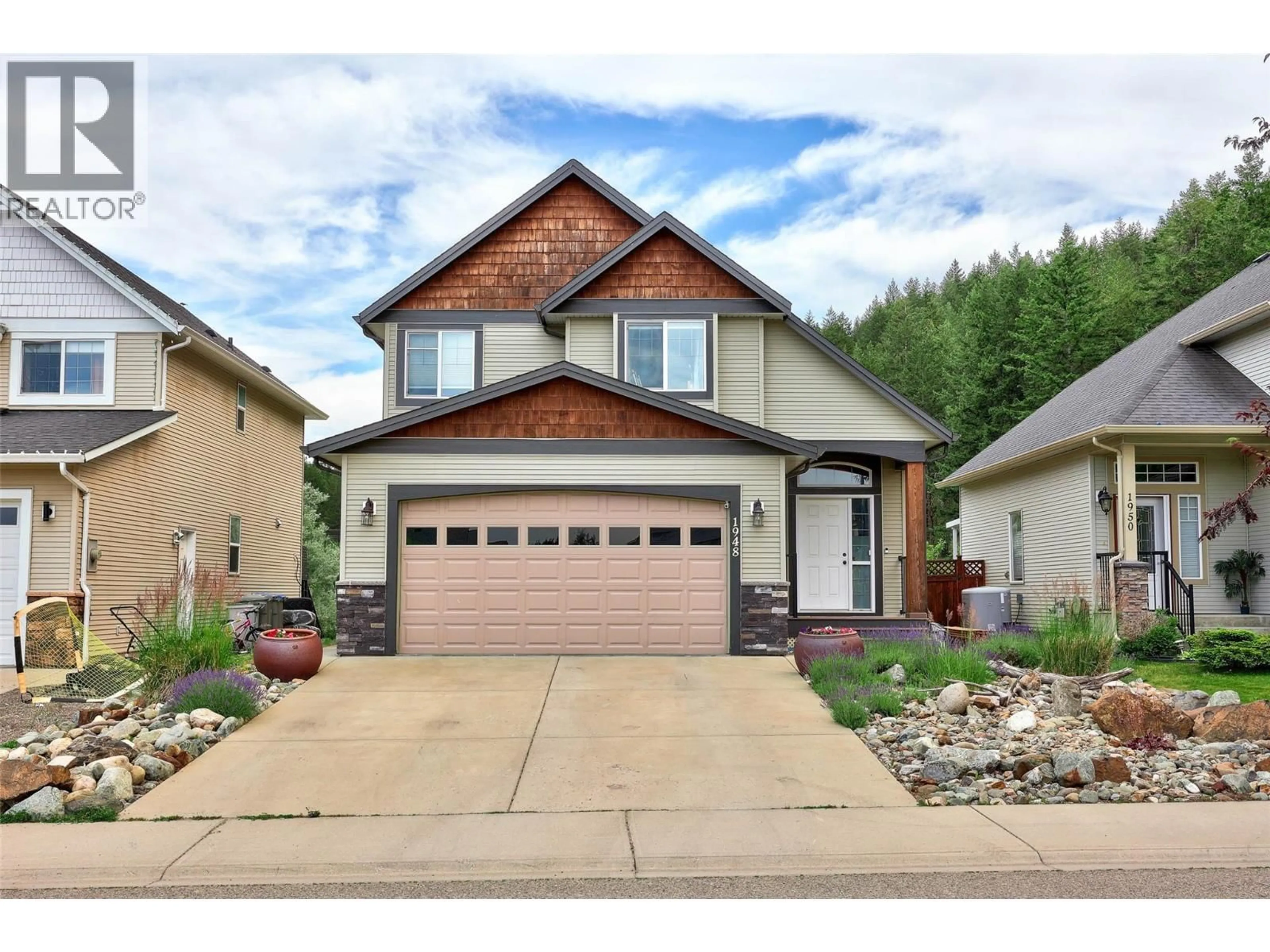 Home with brick exterior material, street for 1948 SNOWBERRY CRESCENT, Kamloops British Columbia V1S1Z8