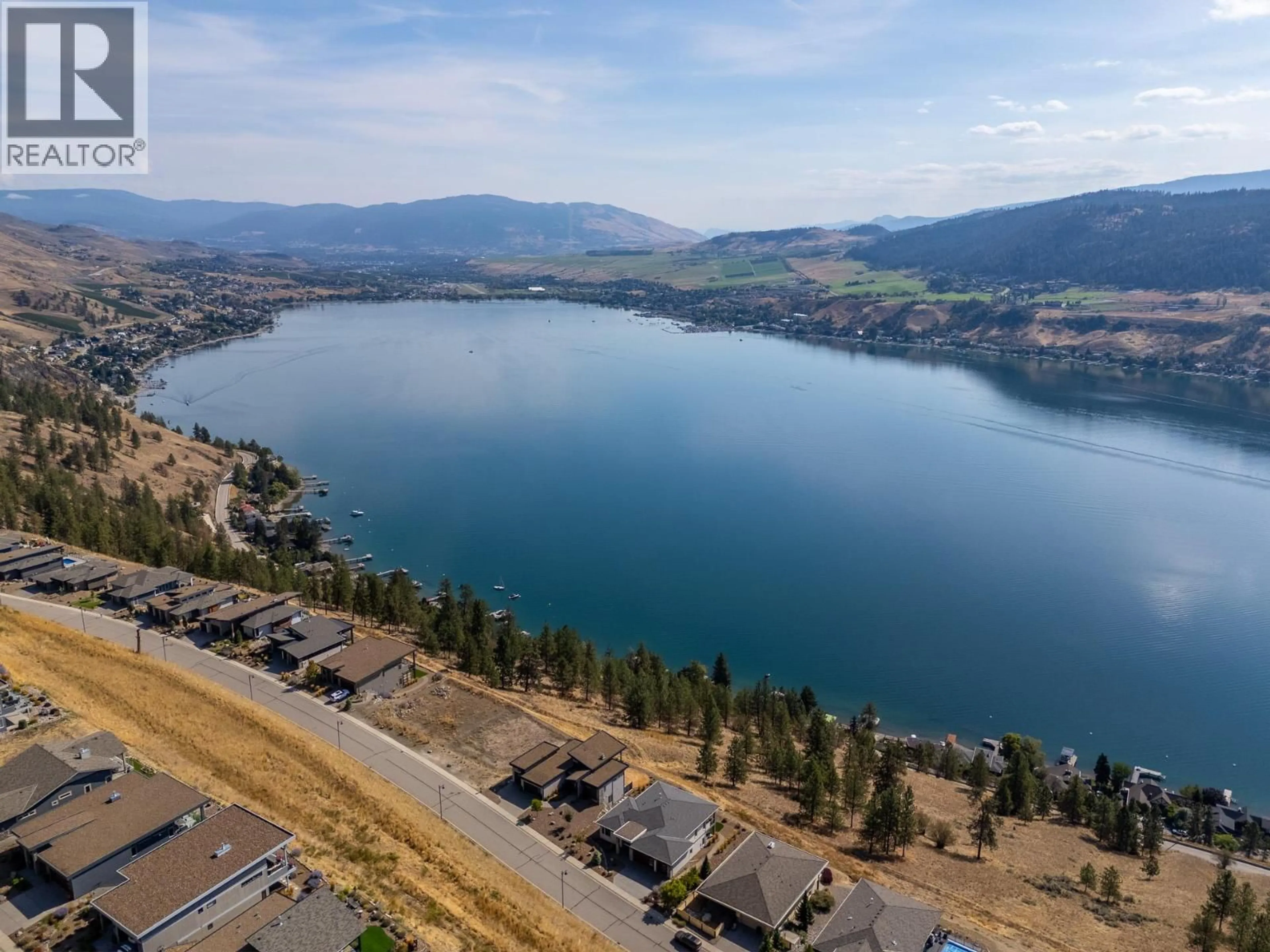 A pic from outside/outdoor area/front of a property/back of a property/a pic from drone, water/lake/river/ocean view for 8876 CROFTON ROAD, Vernon British Columbia V1H2L2