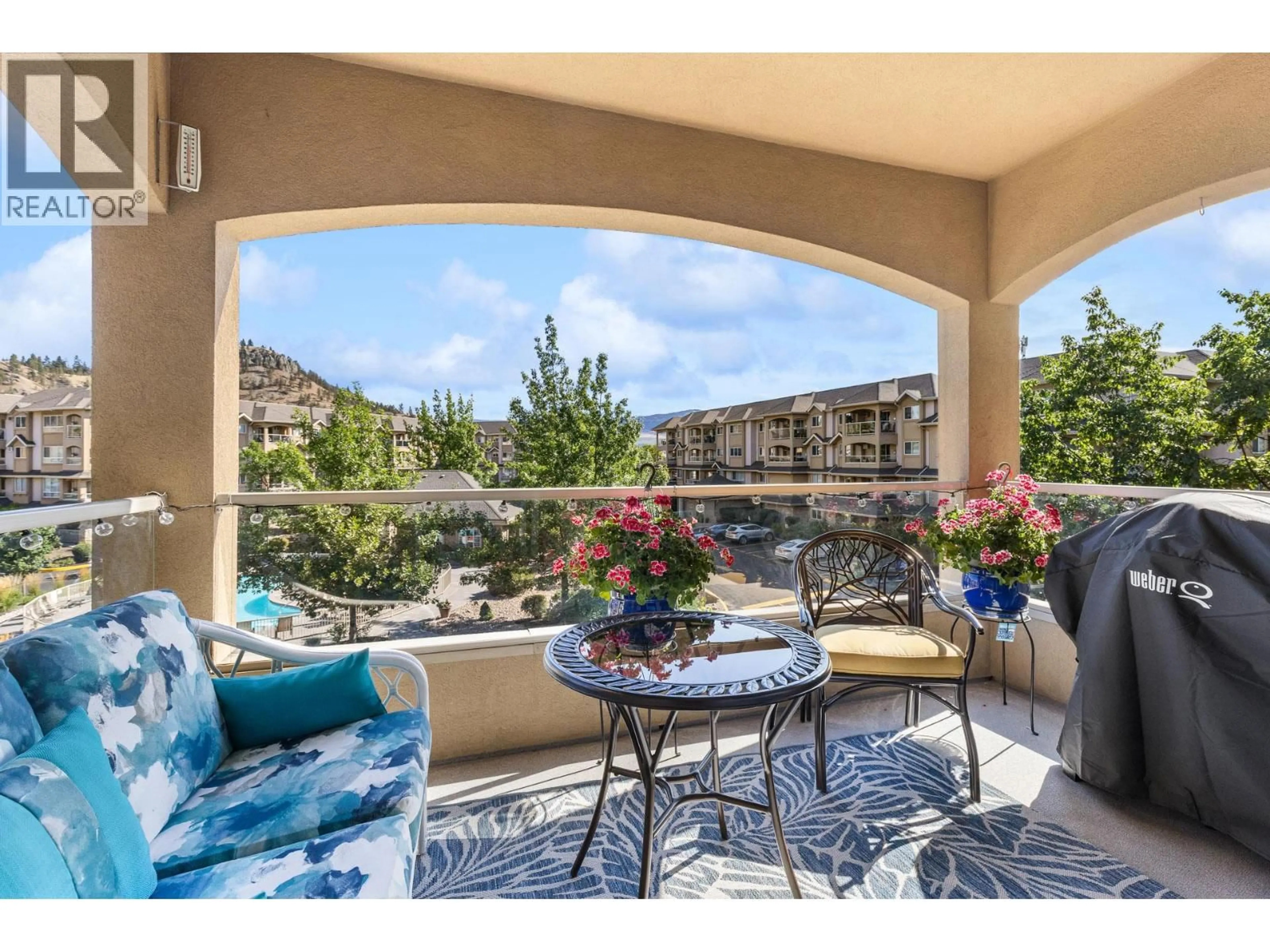 Patio, water/lake/river/ocean view for 305 - 1960 ENTERPRISE WAY, Kelowna British Columbia V1Y9S5