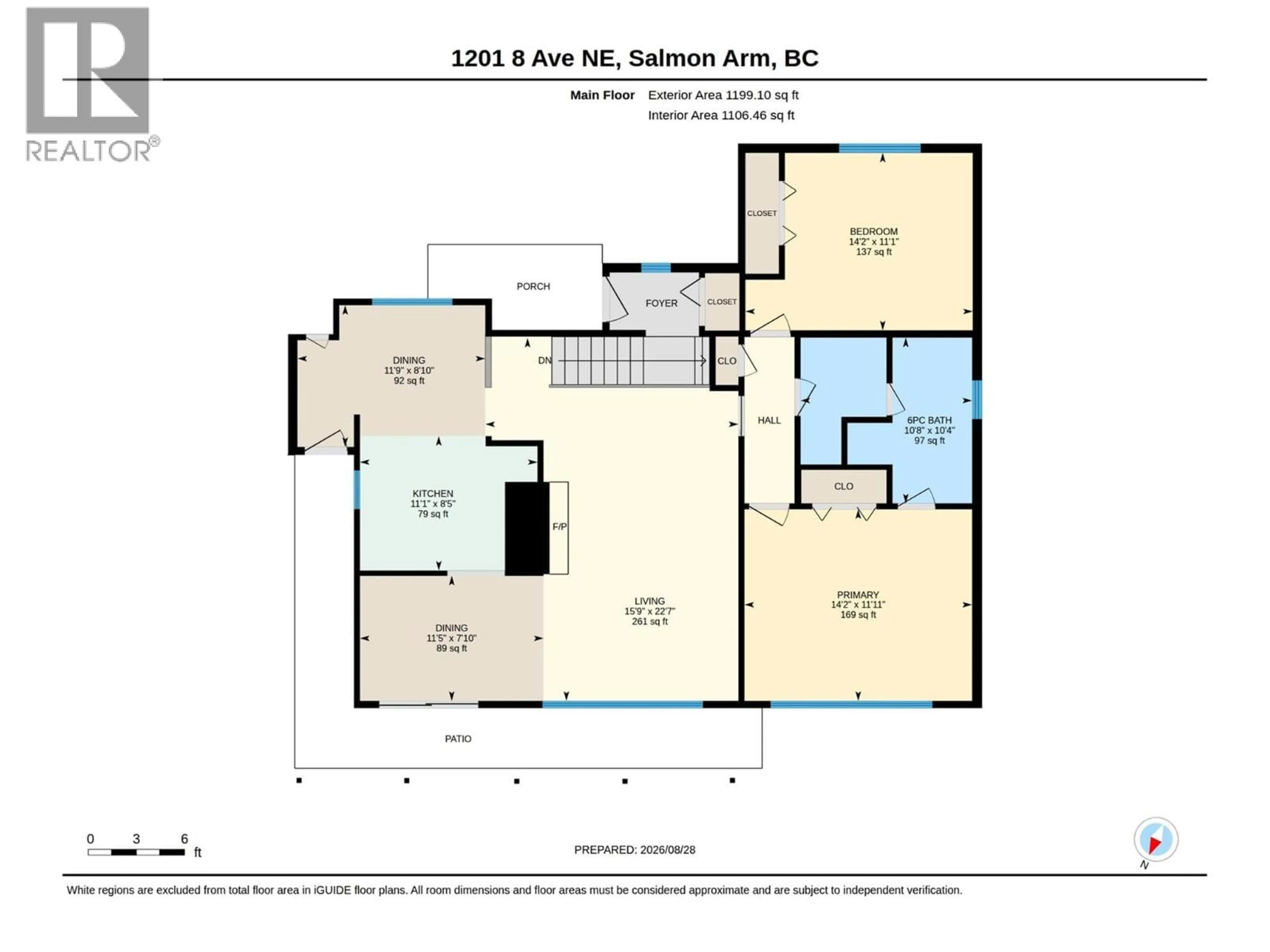 Floor plan for 1201 8 AVENUE NORTHEAST, Salmon Arm British Columbia V1E4A5