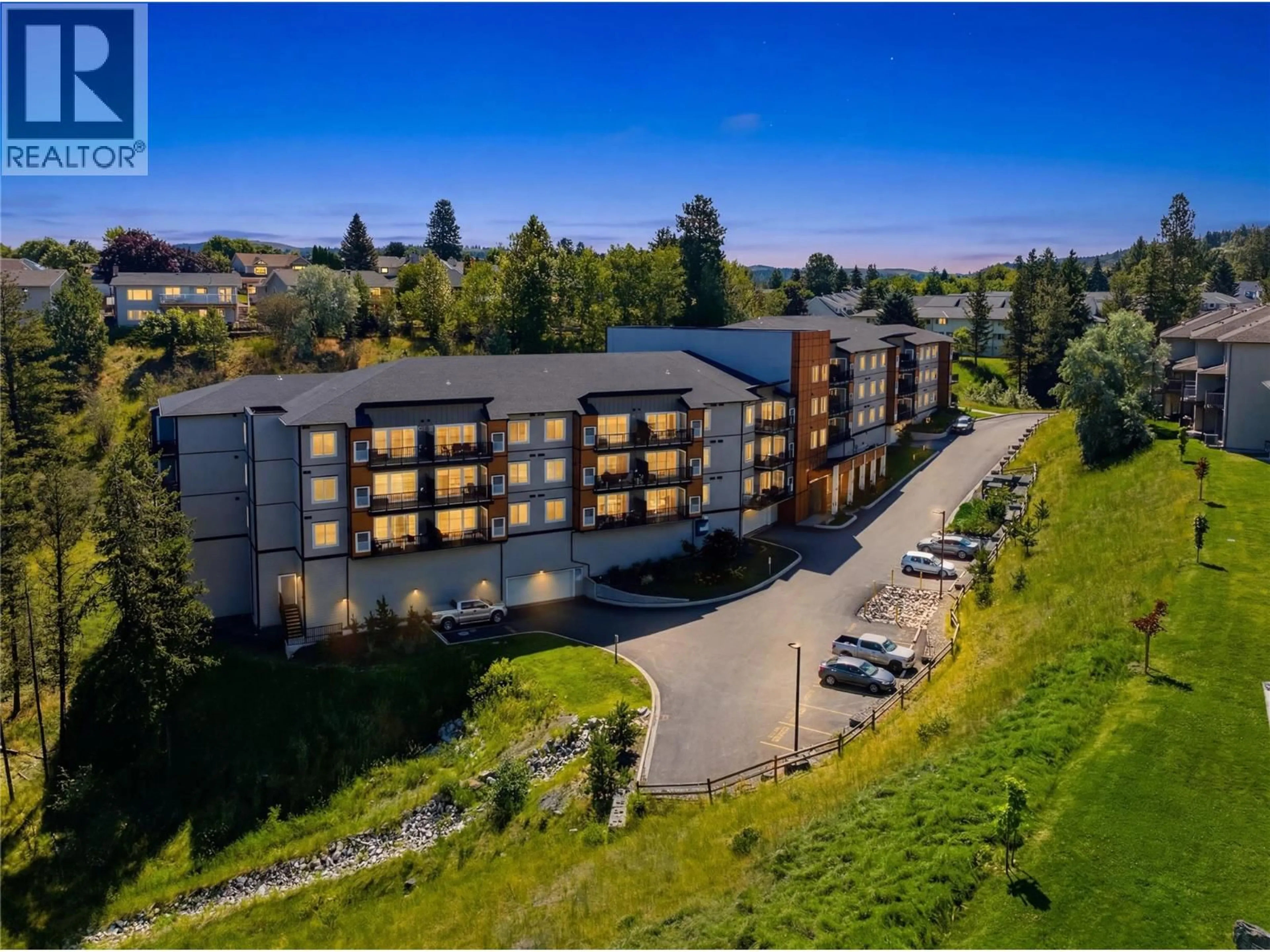 A pic from outside/outdoor area/front of a property/back of a property/a pic from drone, mountain view for 316 - 2046 ROBSON PLACE, Kamloops British Columbia V2E0A5