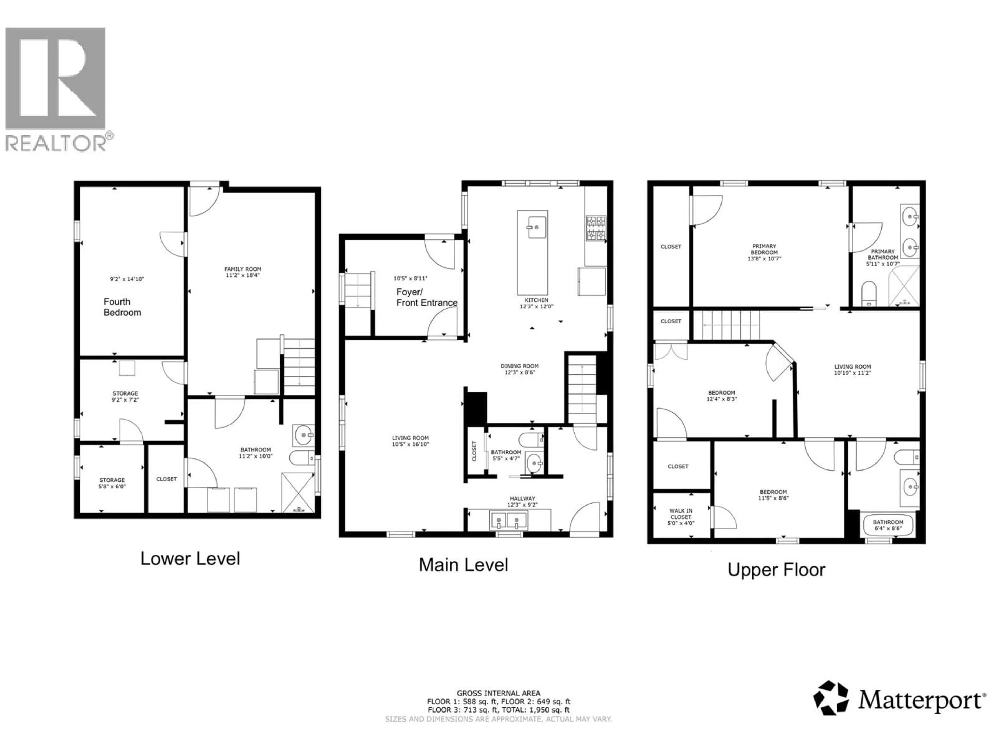 Floor plan for 715 72ND AVENUE, Grand Forks British Columbia V0H1H0
