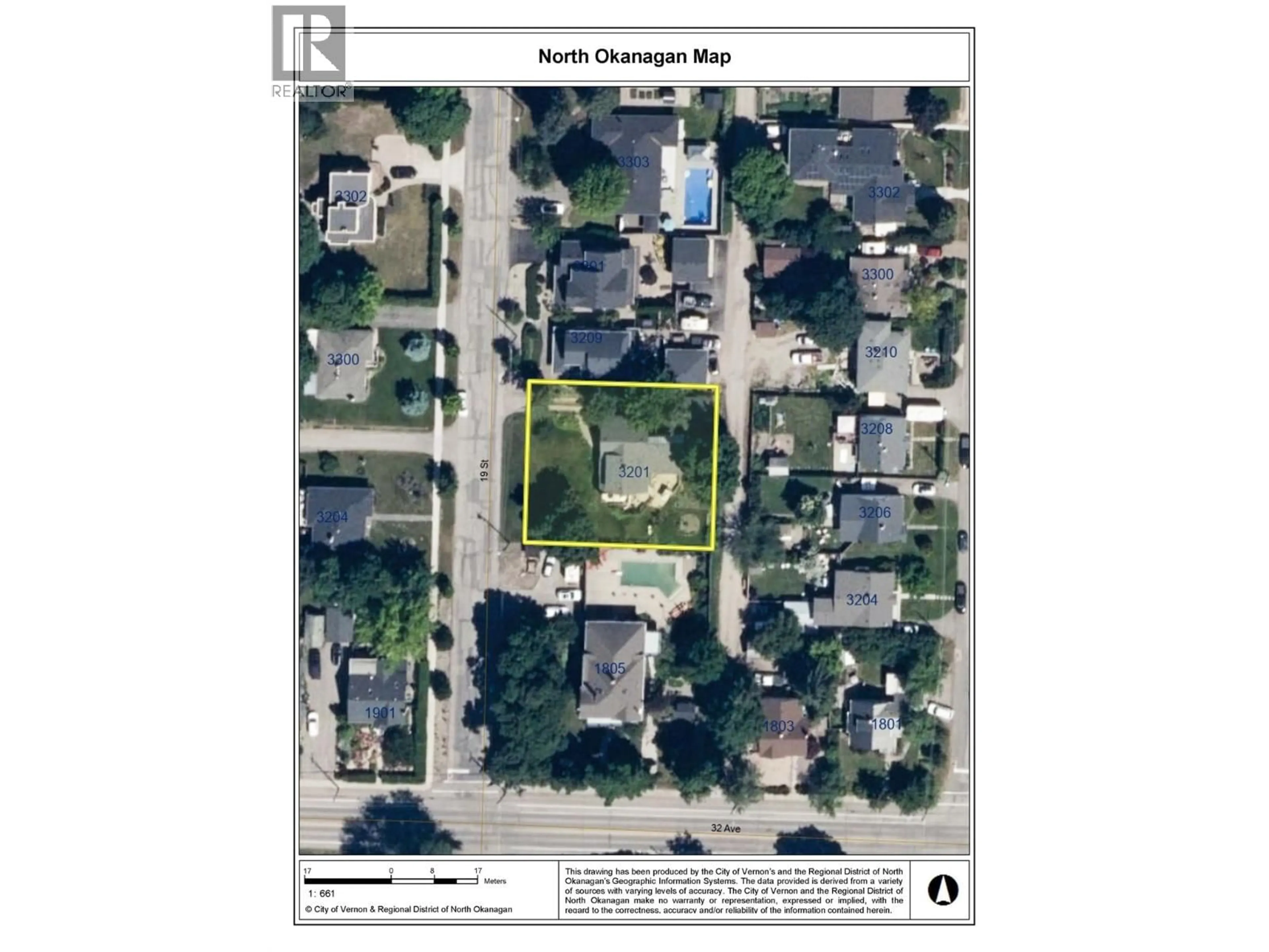 Picture of a map for 3201 19 STREET, Vernon British Columbia V1T4B6