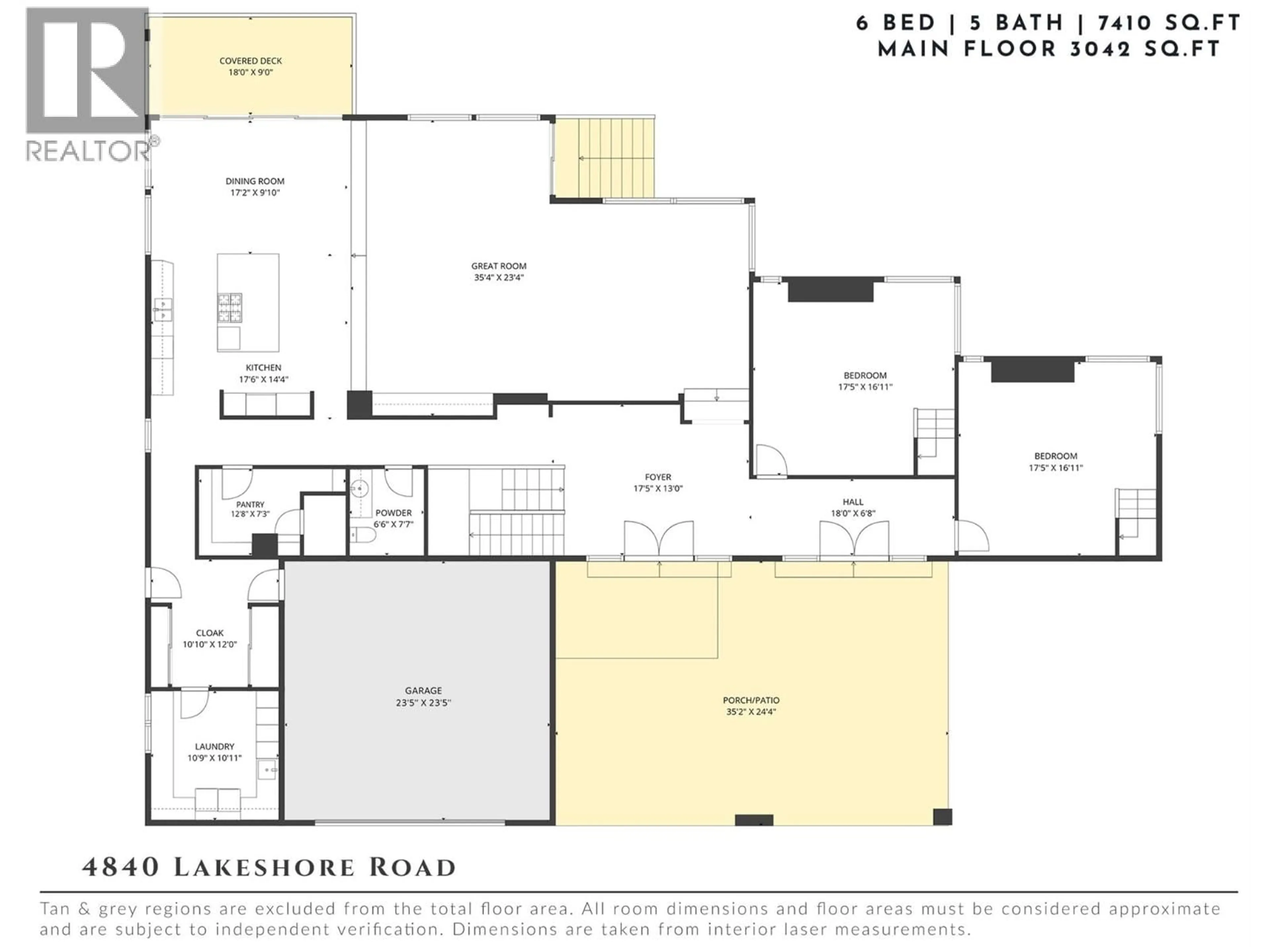 Floor plan for 4840 LAKESHORE ROAD, Kelowna British Columbia V1W4H6