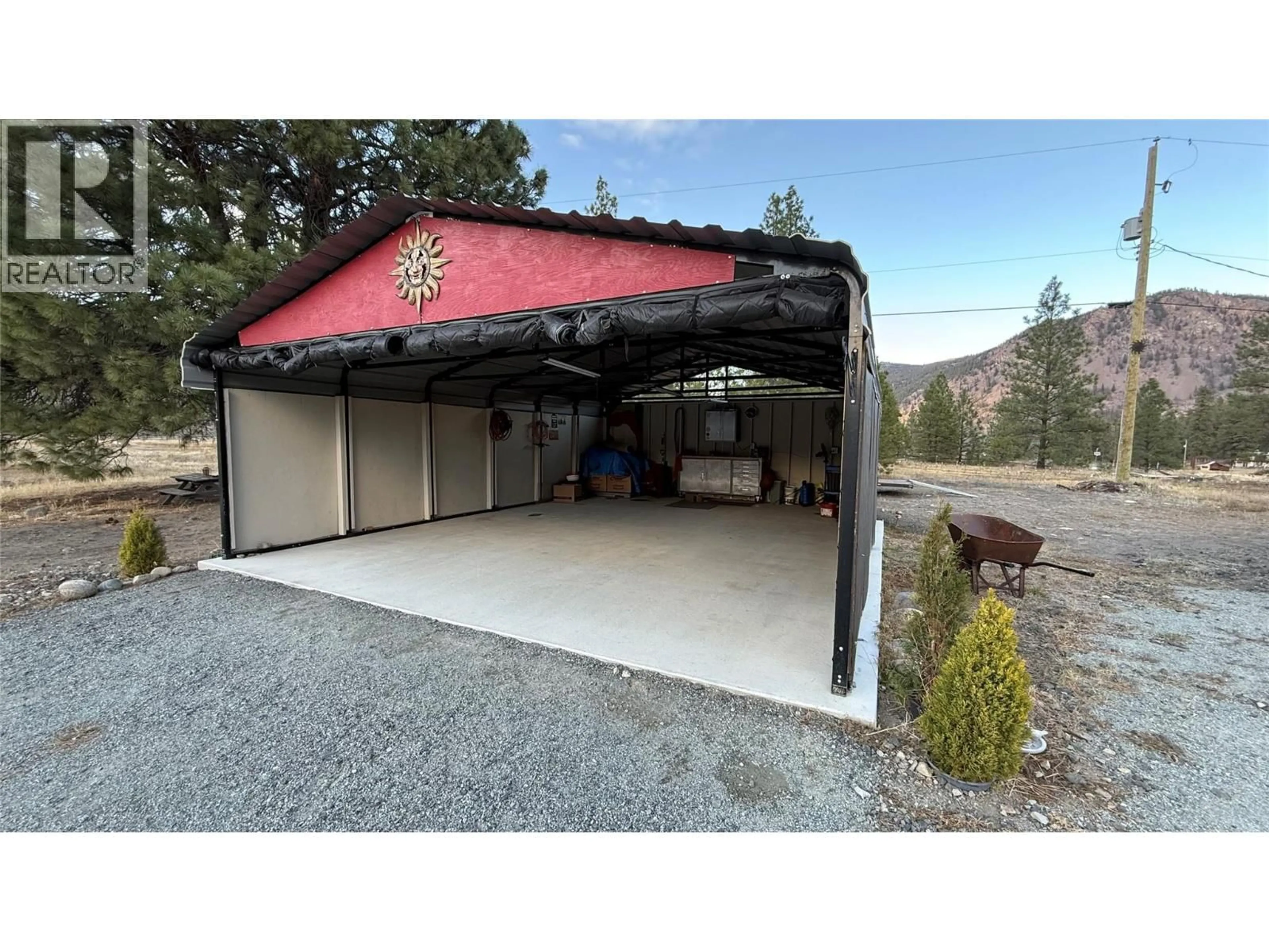 Indoor garage for 3020 PROSPECT CREEK FSR ROAD, Merritt British Columbia V1K1N8