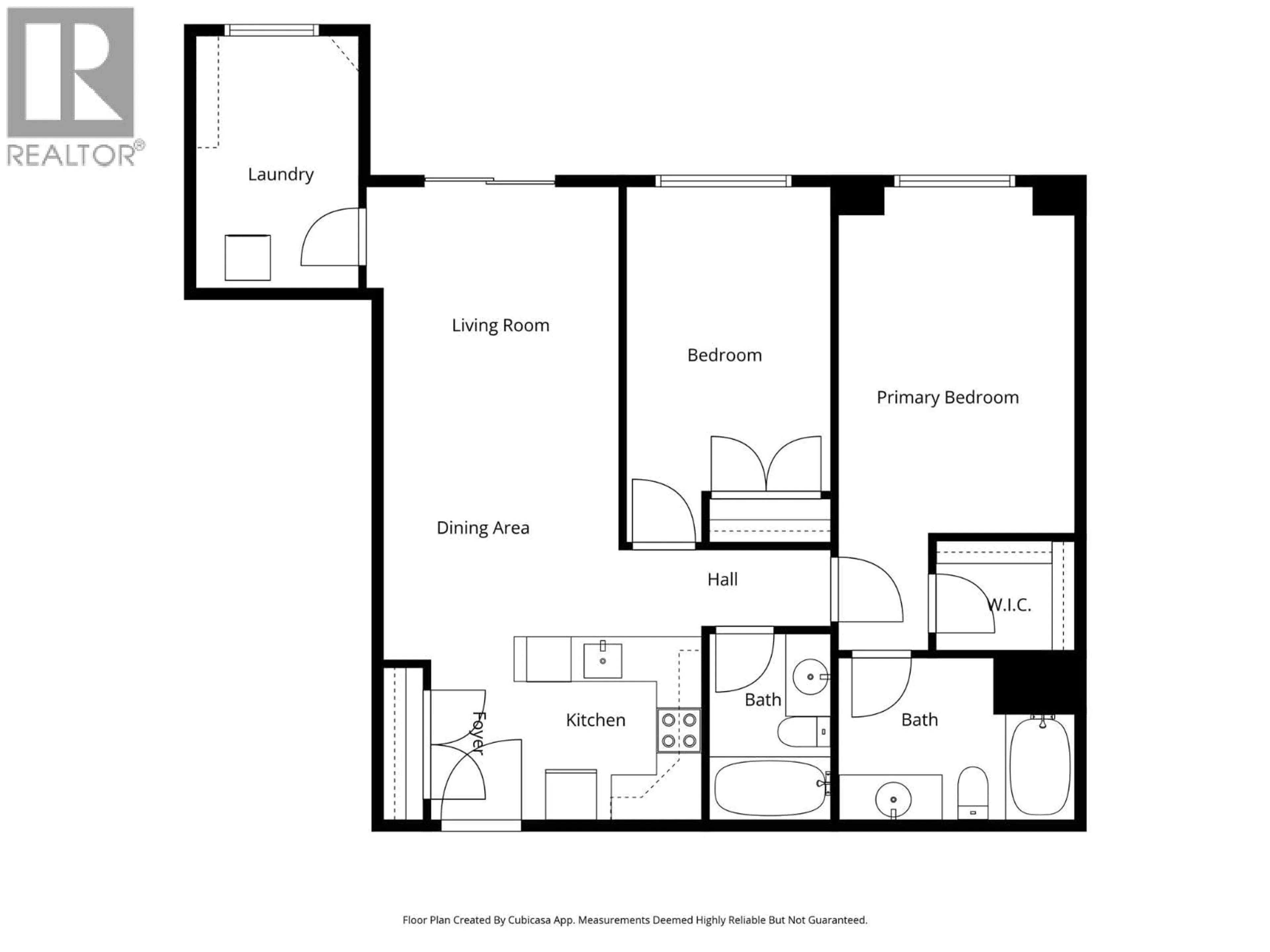 Floor plan for 403 - 5170 DALLAS DRIVE, Kamloops British Columbia V2C0C7