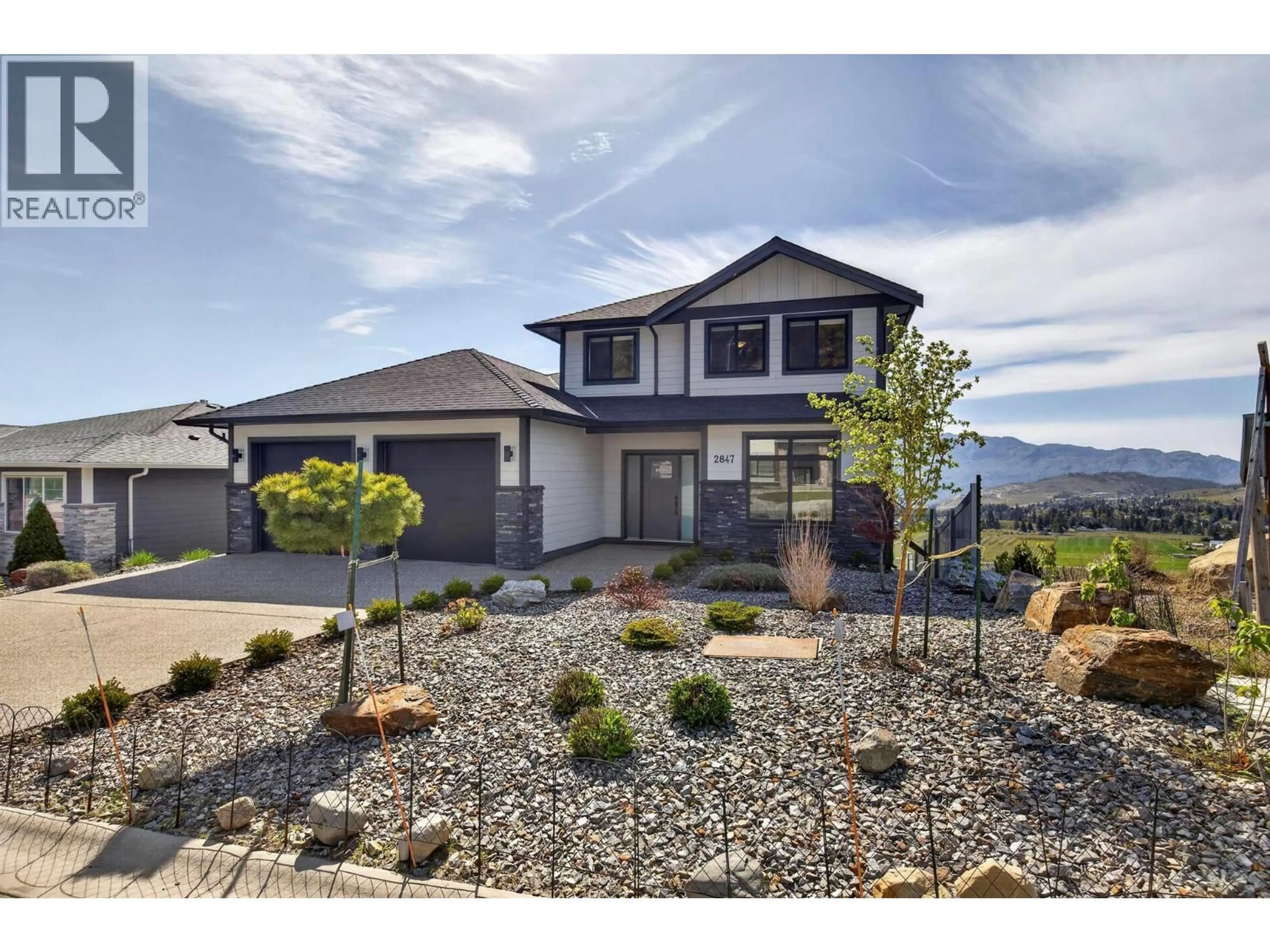 Home with vinyl exterior material, mountain view for 2847 COPPER RIDGE DRIVE, West Kelowna British Columbia V4T0E7