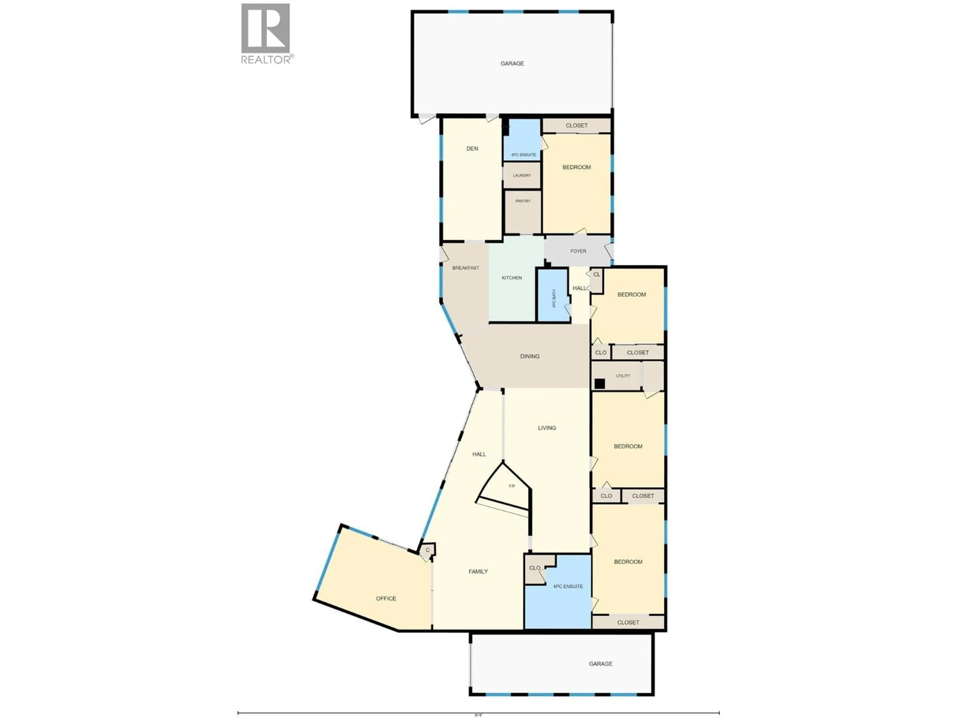 Floor plan for 8104 KALAVISTA DRIVE, Coldstream British Columbia V1B1K3