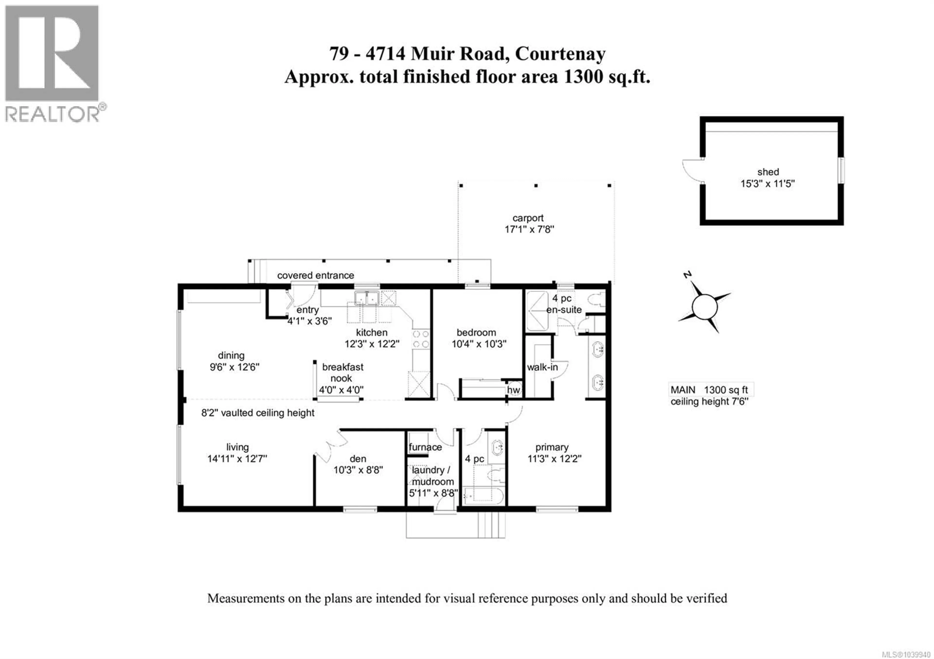 Floor plan for 79 - 4714 MUIR ROAD, Courtenay British Columbia V9N8Z6
