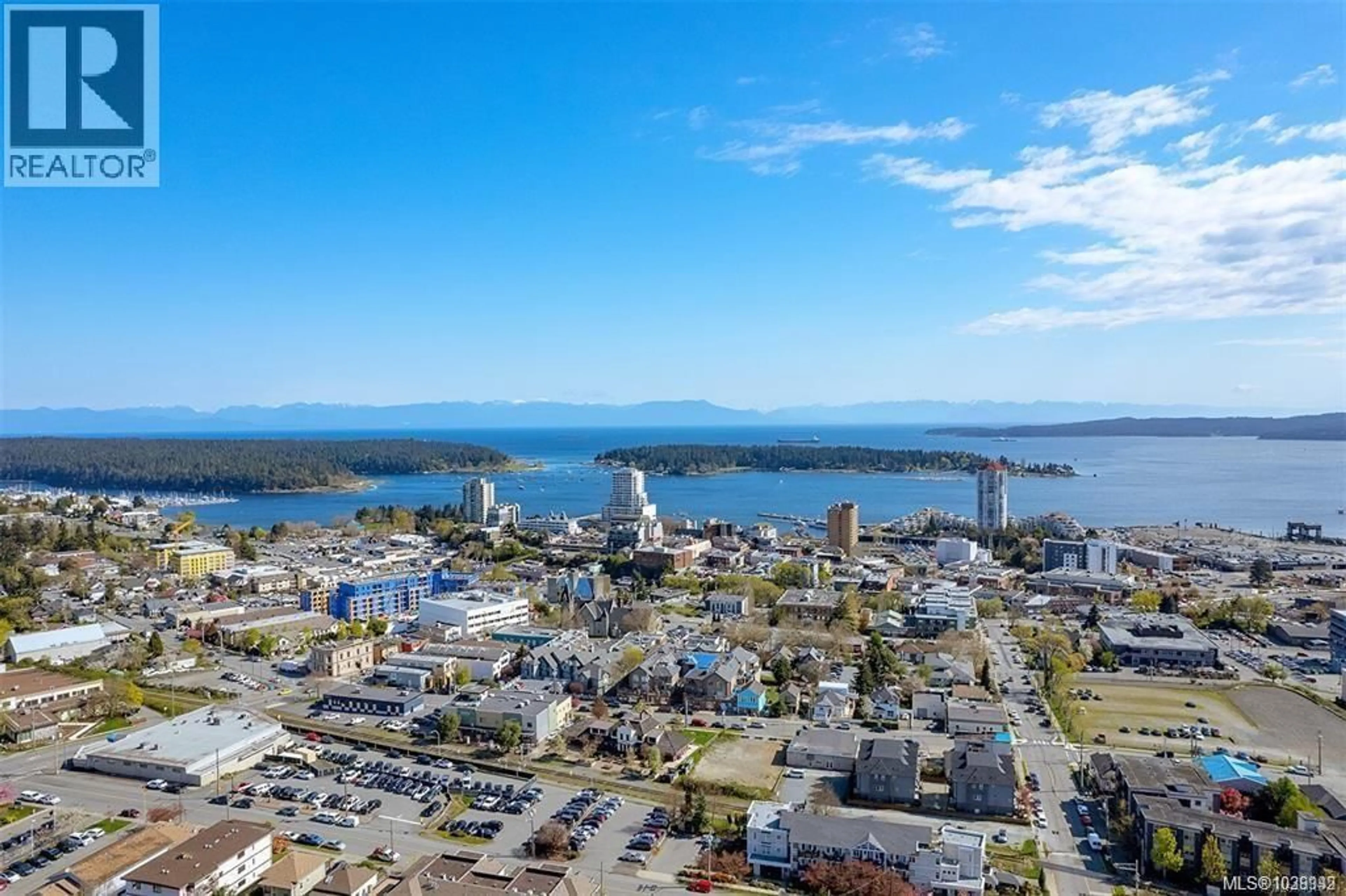 A pic from outside/outdoor area/front of a property/back of a property/a pic from drone, water/lake/river/ocean view for 377 MILTON STREET, Nanaimo British Columbia V9R2K8