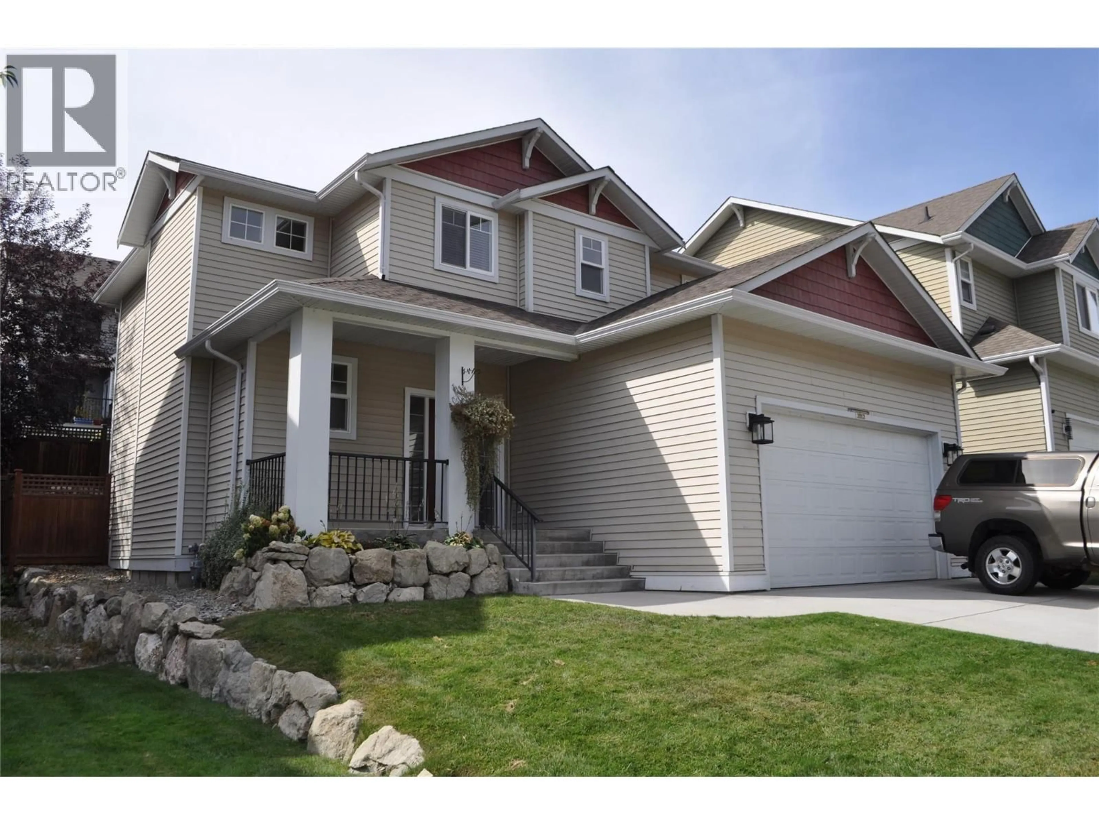 Home with vinyl exterior material, street for 2012 ELKRIDGE DRIVE, West Kelowna British Columbia V4T3J8