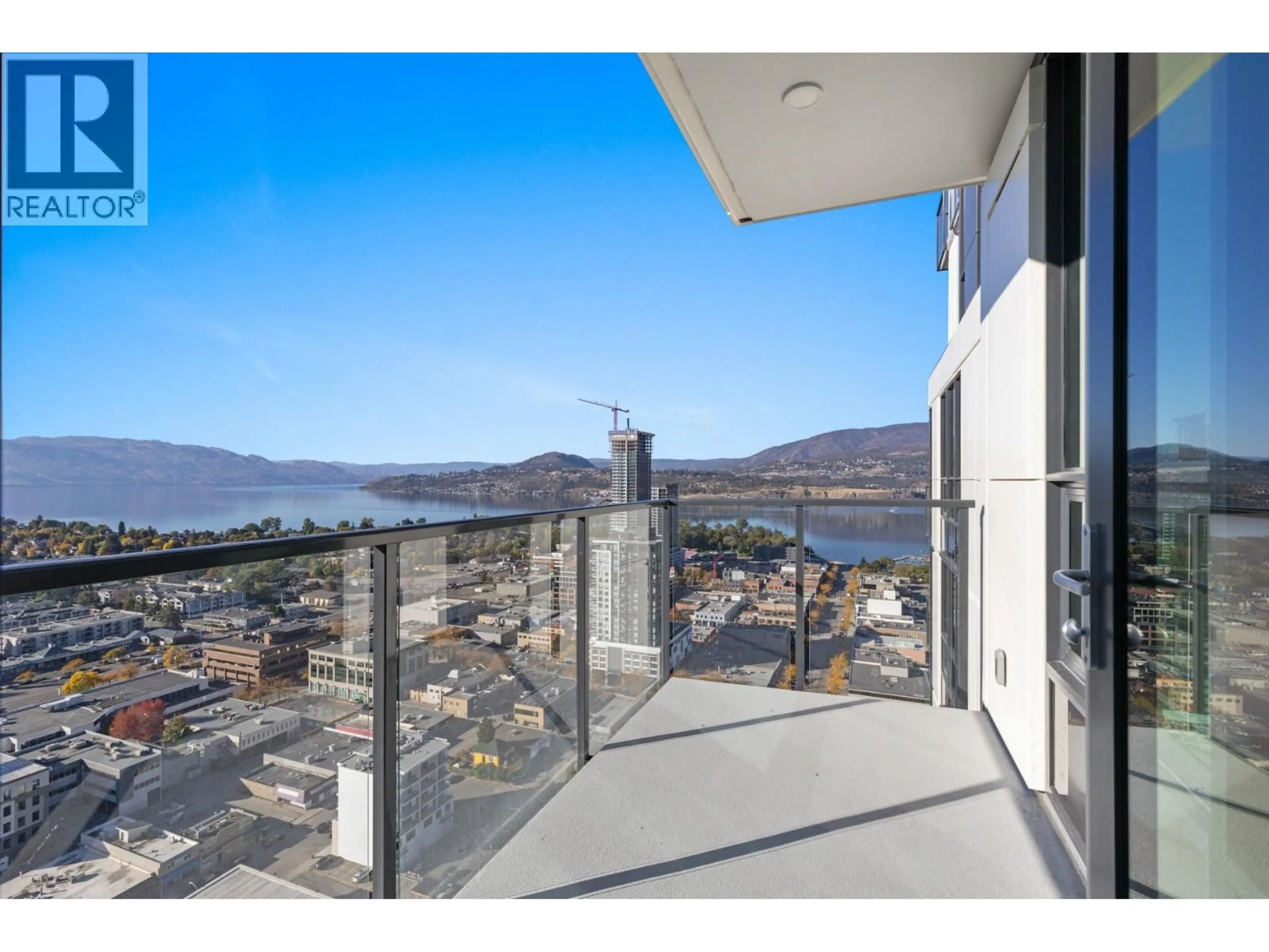 Balcony in the apartment, unknown for 3003 - 1488 BERTRAM STREET, Kelowna British Columbia V1Y0M6
