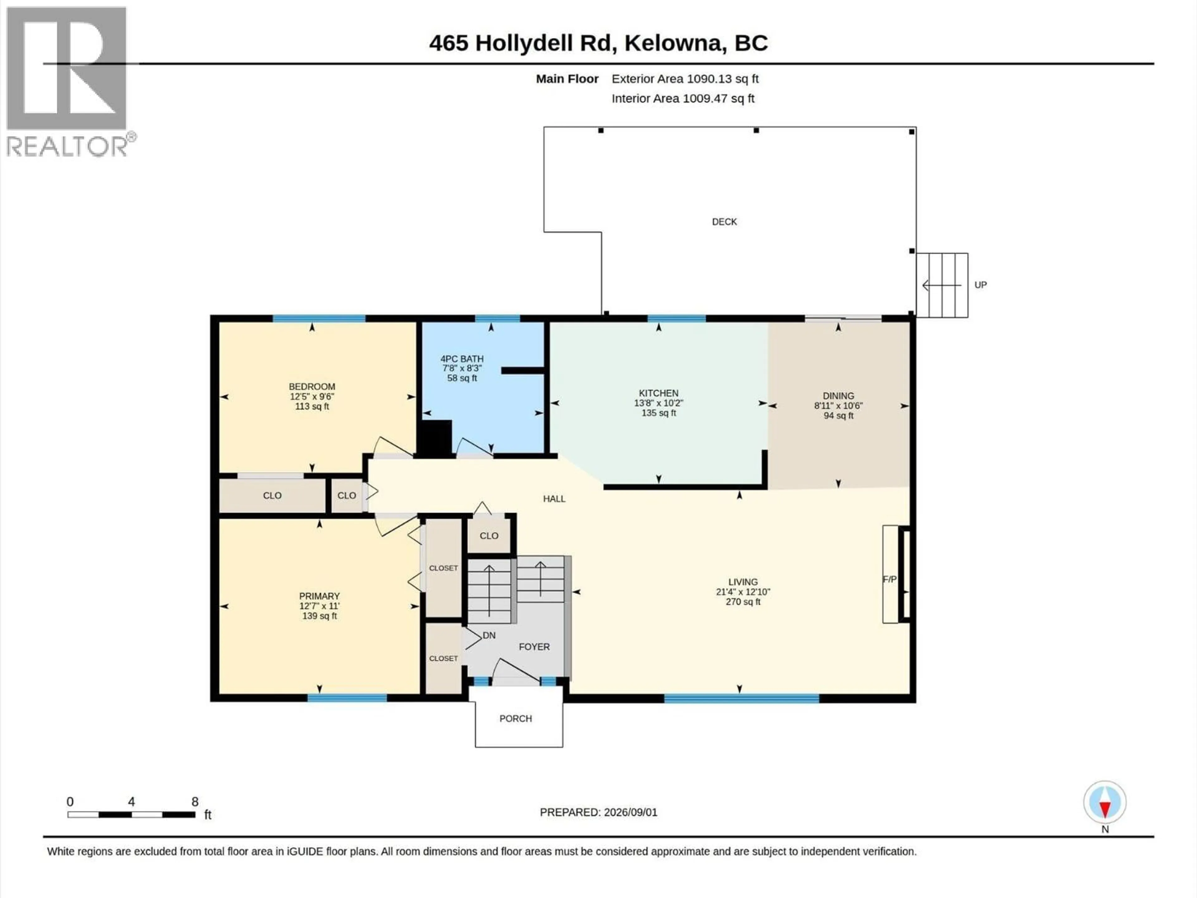 Floor plan for 465 HOLLYDELL ROAD, Kelowna British Columbia V1X1L1