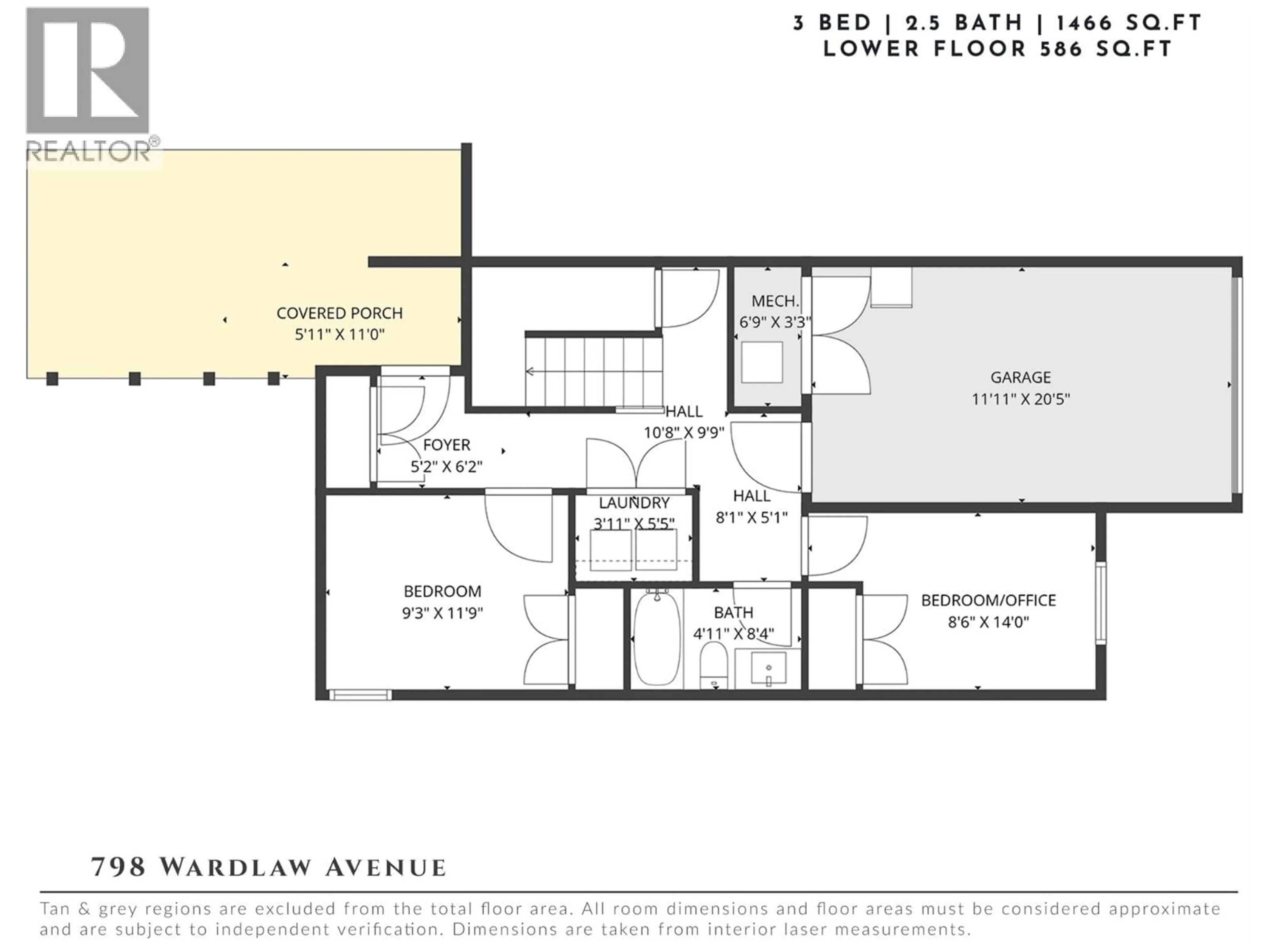 Floor plan for 798 WARDLAW AVENUE, Kelowna British Columbia V1Y5B9